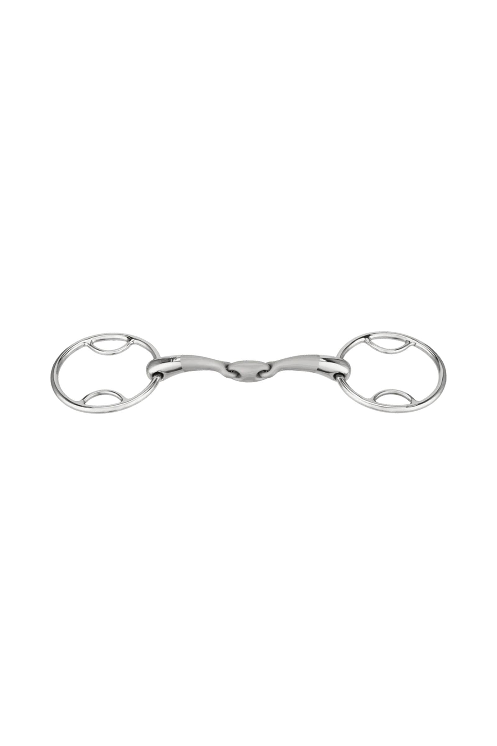 Sprenger Satinox wędzidło 3-pierścieniowe, podwójnie łamane, 14 mm, stal nierdzewna Wędzidła