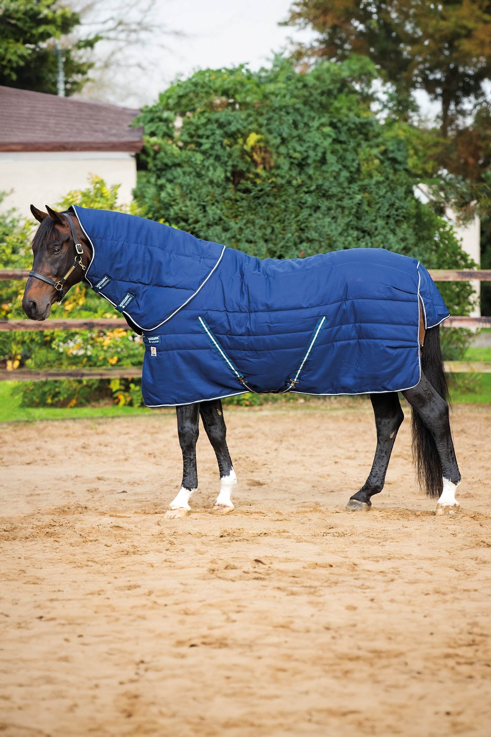 Horseware Rambo Plus Vari-Layer derka stajenna z odpinanym szyjnym, 450 g Derki