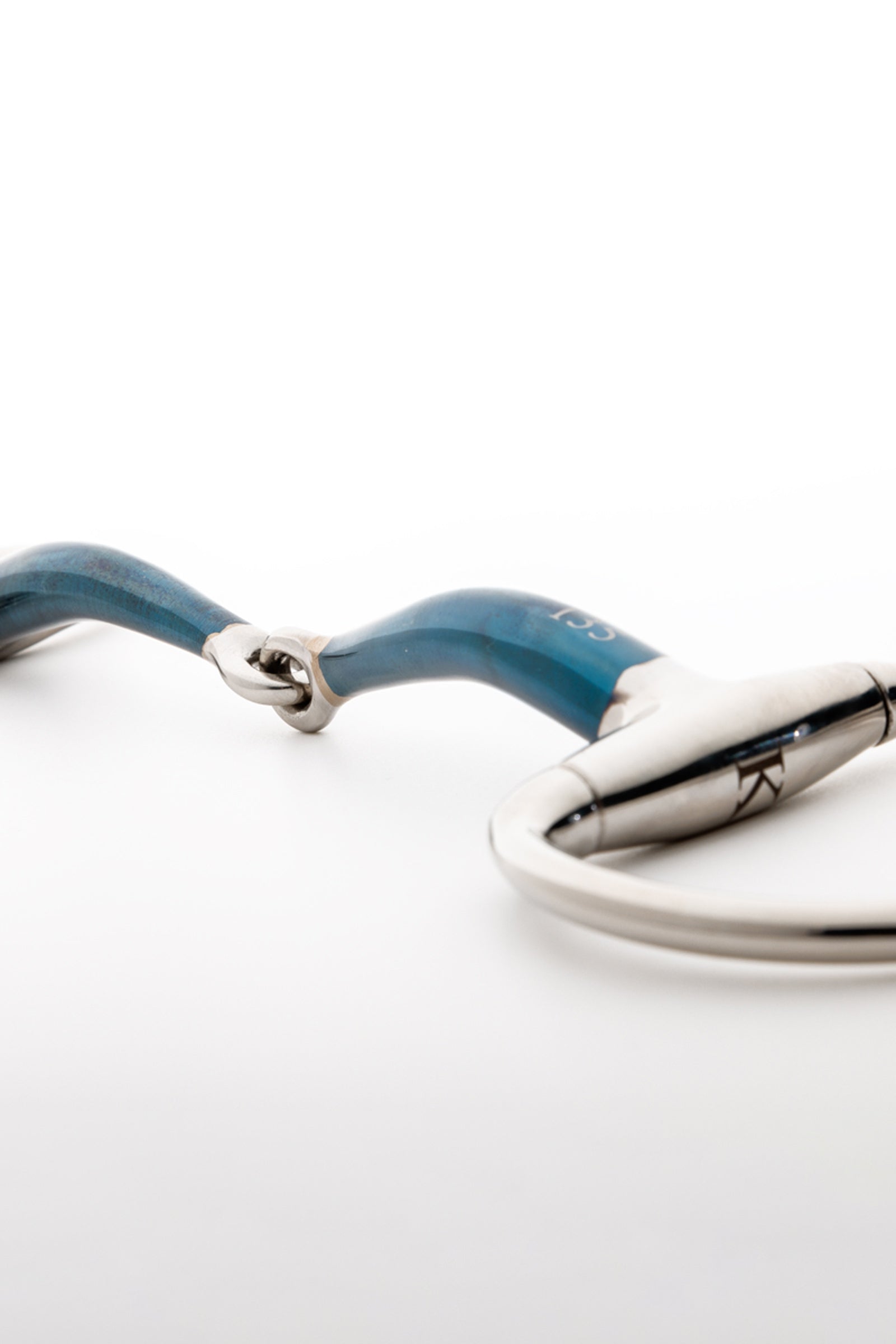 Kavalkade Ergonomic Eggbutt Snaffle Bit Single Jointed, 14 mm Horse Bits