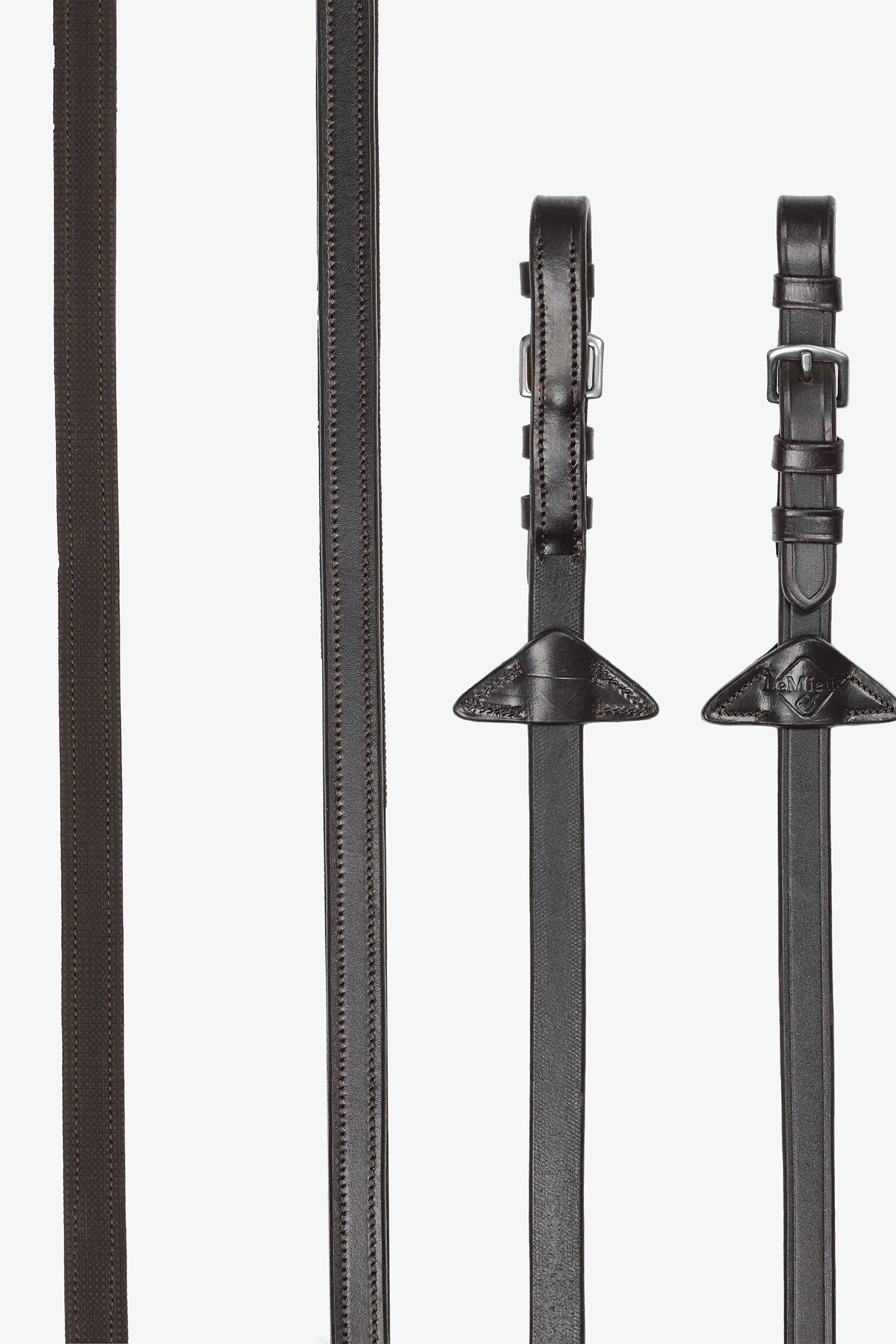 LeMieux Gumowe wodze z częściowym podszyciem Ogłowia i wodze