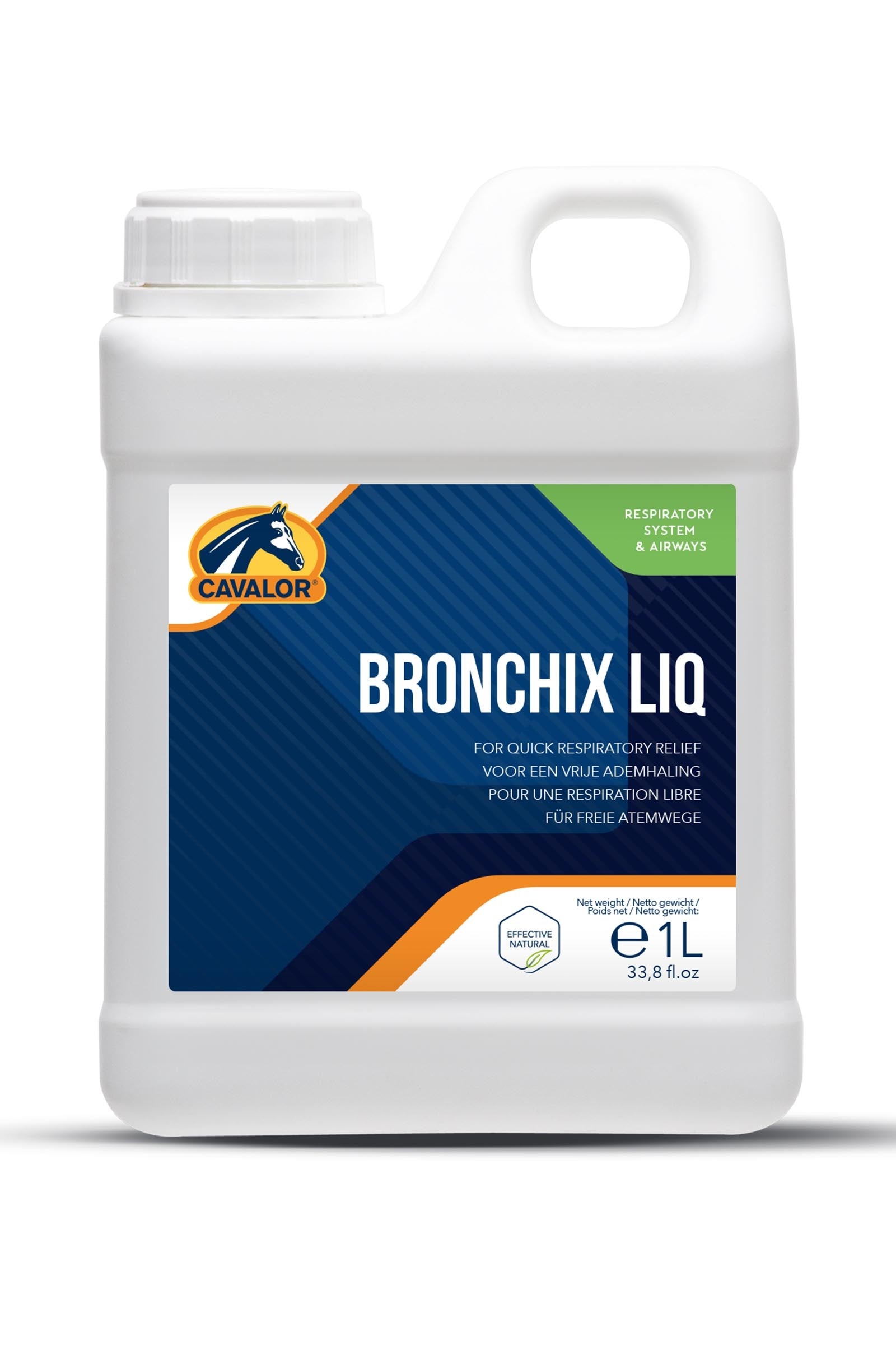 Cavalor Bronchix Pulmo Liquid, Respiratory Sytem, 1l Horse Feed & Nutrition