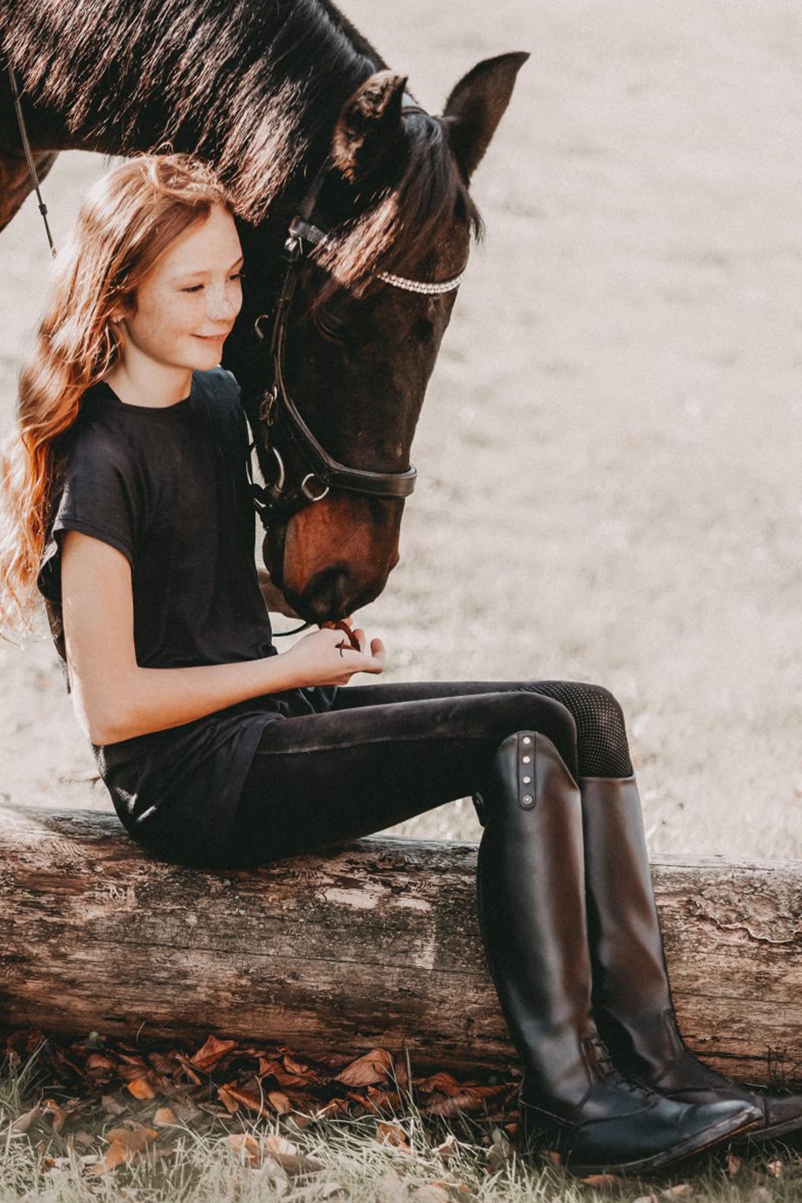 Suedwind Footwear Nova Kids Fun Glitter Tall Riding Boots, Children Riding Boots & Riding Shoes