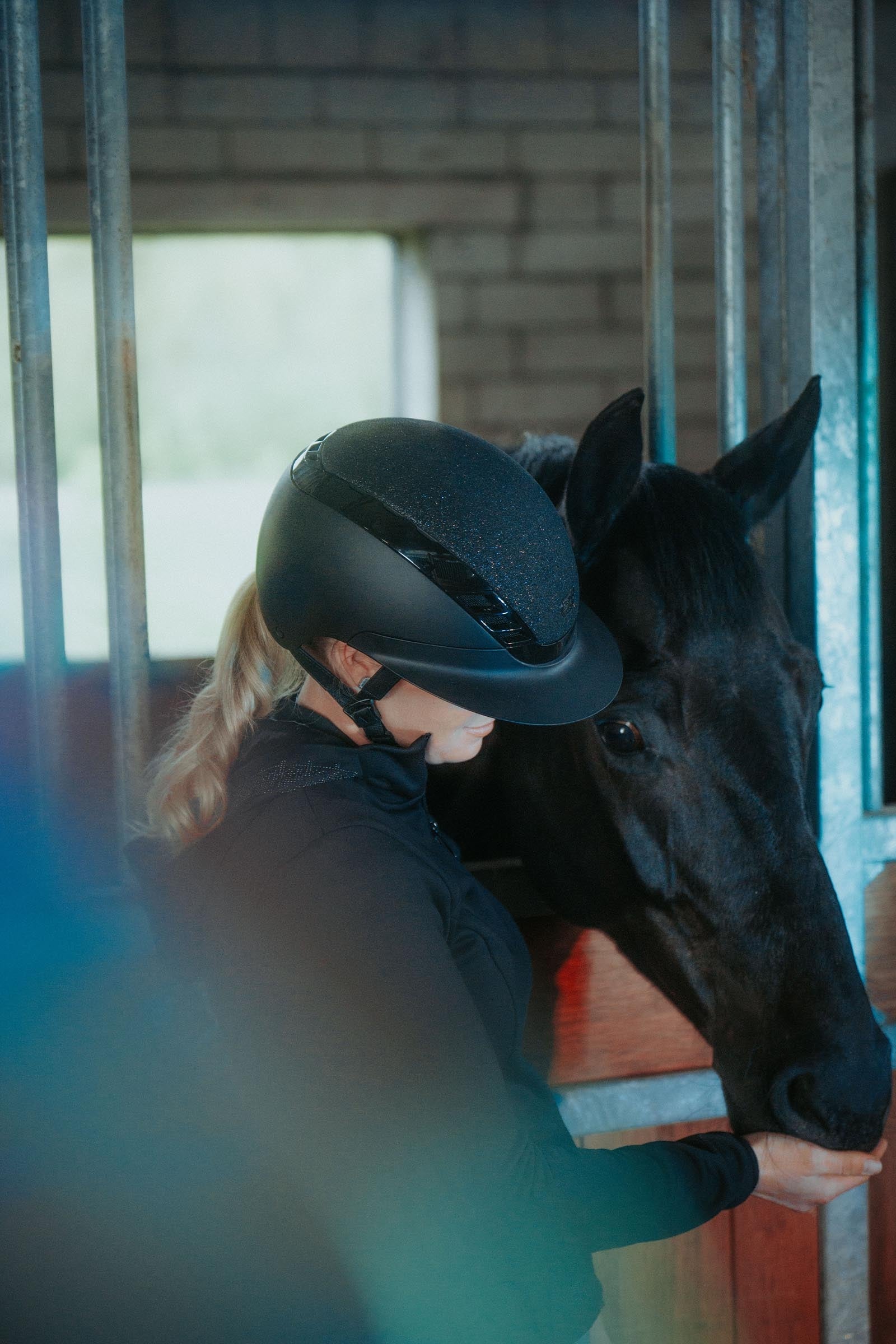 Abus Airluxe Supreme Glam Long Visor Riding Helmet Safety Equipment