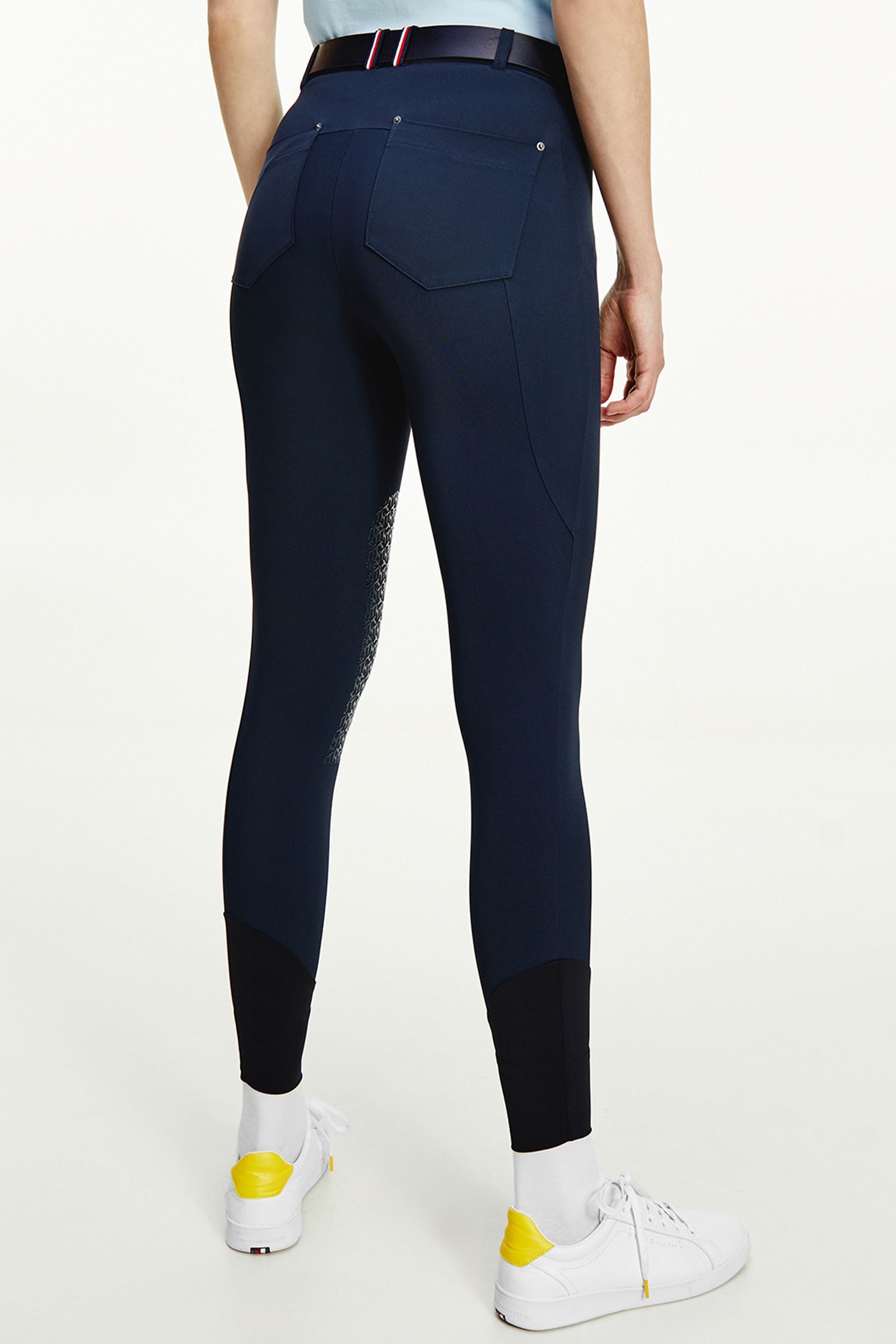 Tommy Hilfiger Equestrian damskie bryczesy Style z lejem kolanowym Womens Breeches