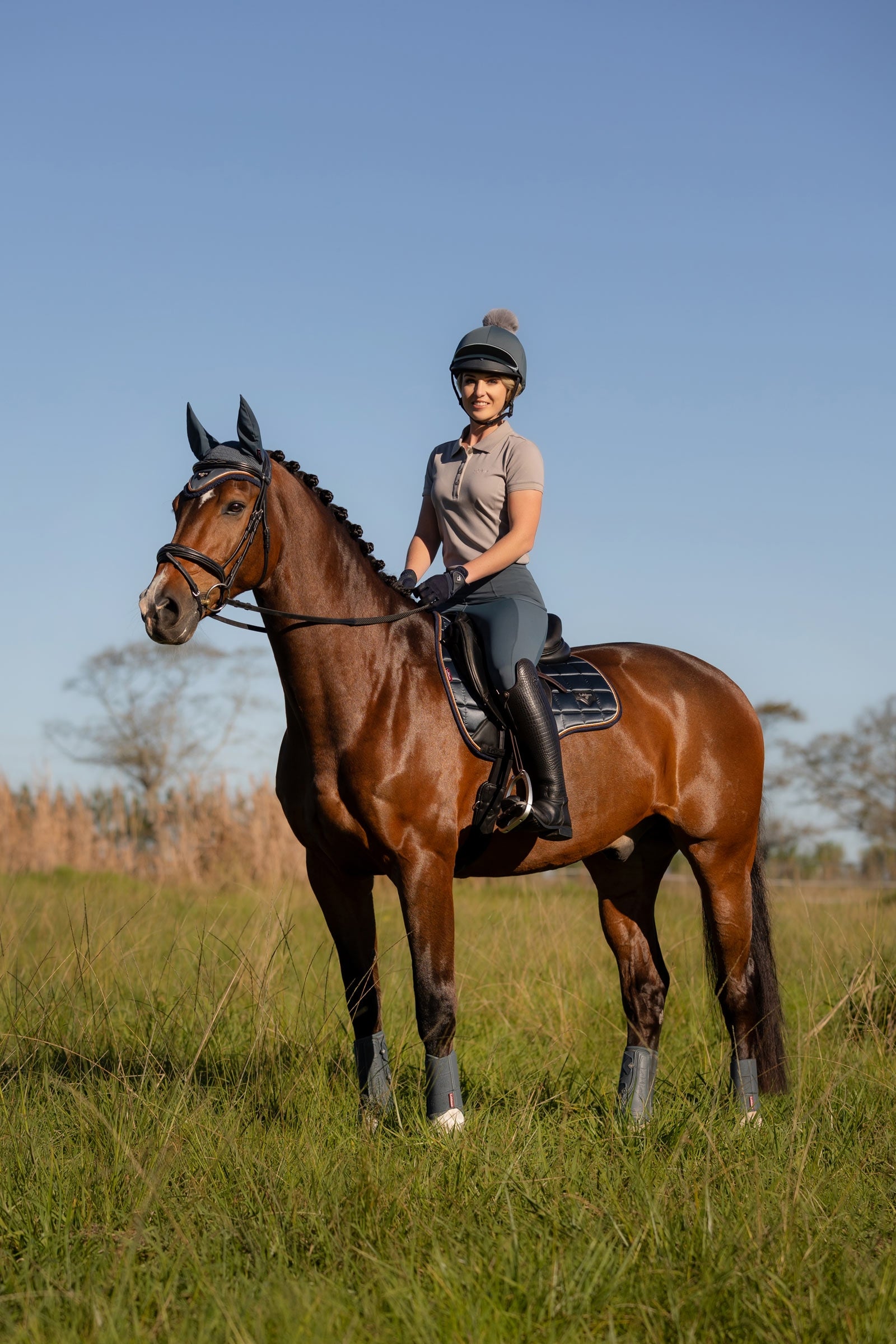 LeMieux Arika Mesh Brushing Boots Leg Protection & Hoof Protection for Horses