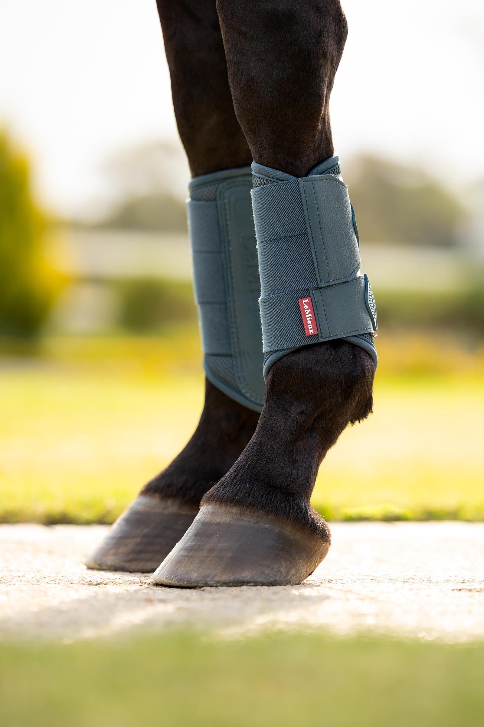 LeMieux Arika Mesh Brushing Boots Leg Protection & Hoof Protection for Horses