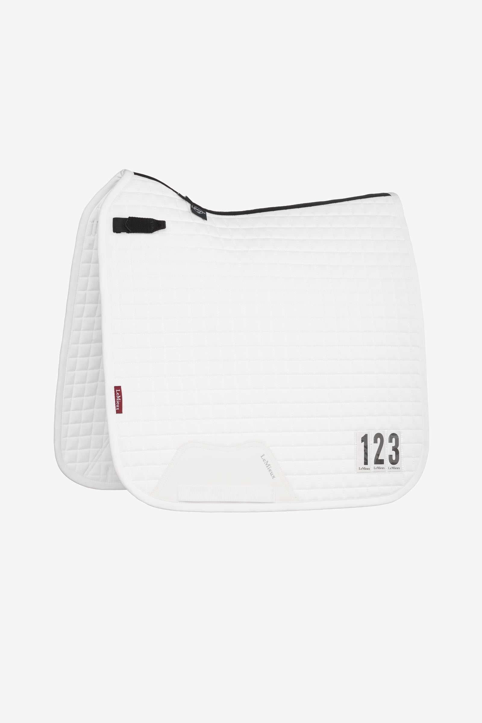 LeMieux Cotton Dressage Competition Square Saddle Pad Czapraki