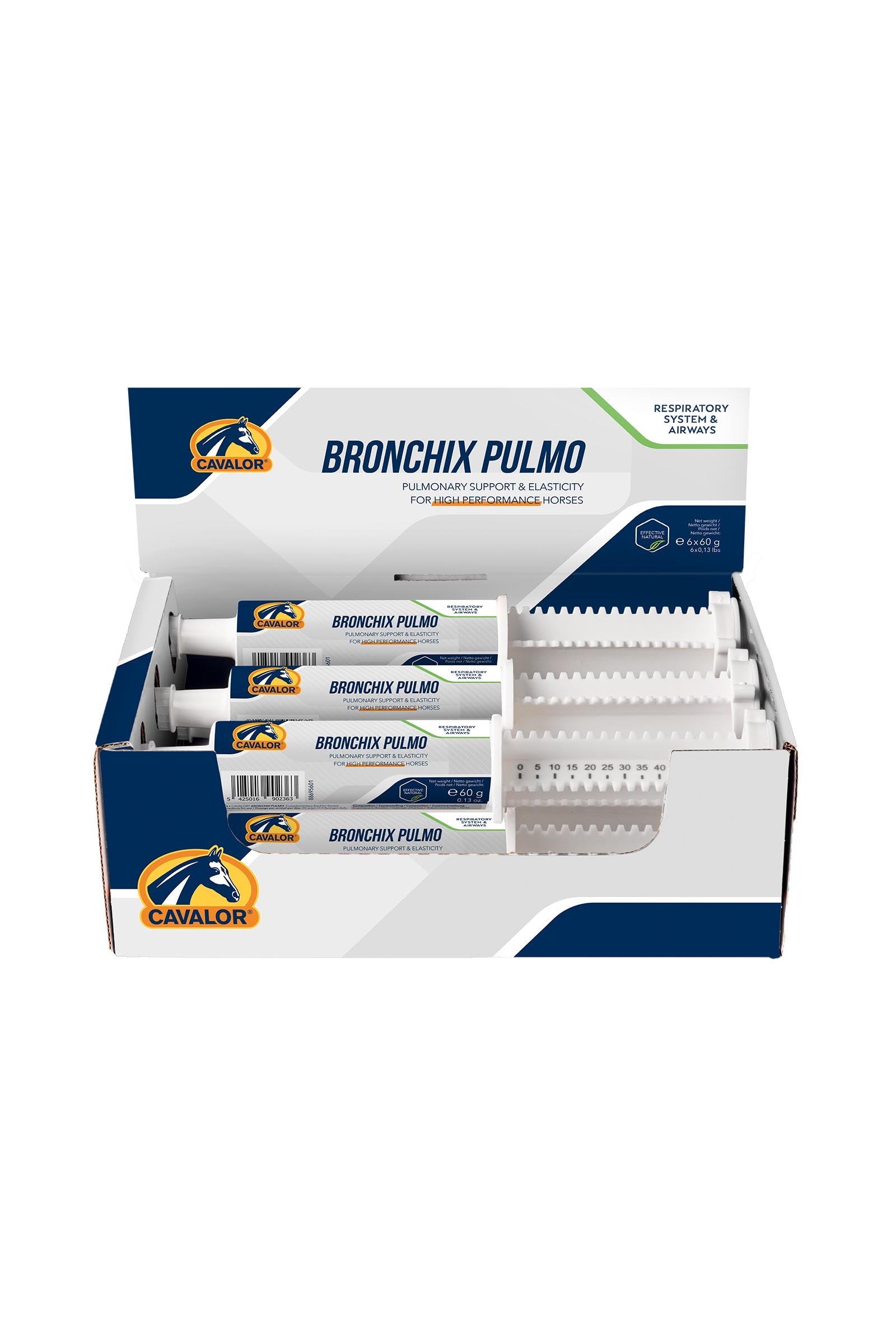 Cavalor Bronchix Pulmo Paste, drogi oddechowe, 6 x 60 g Horse Feed & Nutrition