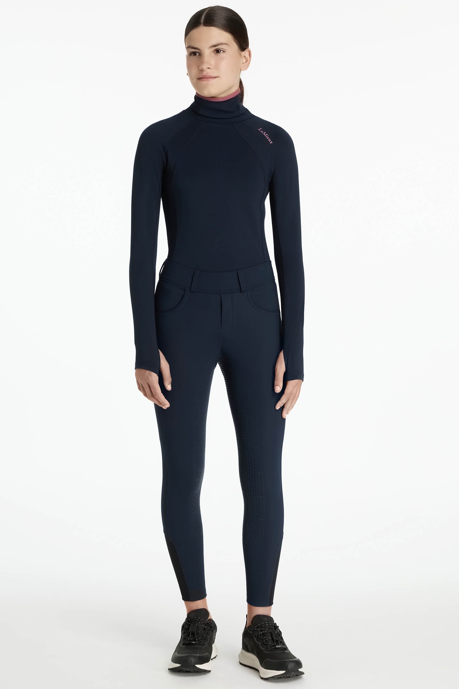 LeMieux Young Rider Ella Kid´s Brushed Breggings With Full Seat Kids Apparel