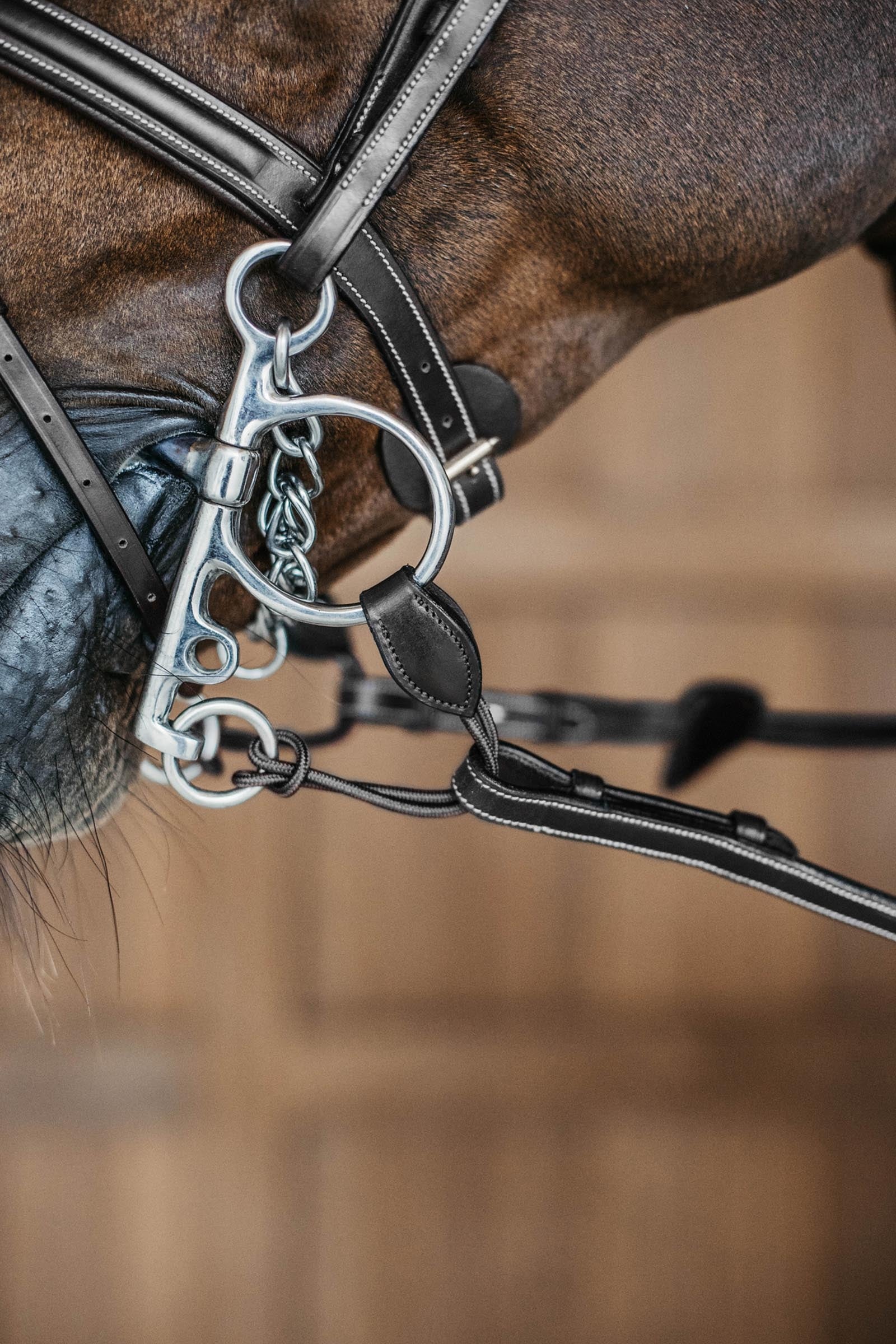 Dy'on Long Pelham Strap Horse Bits
