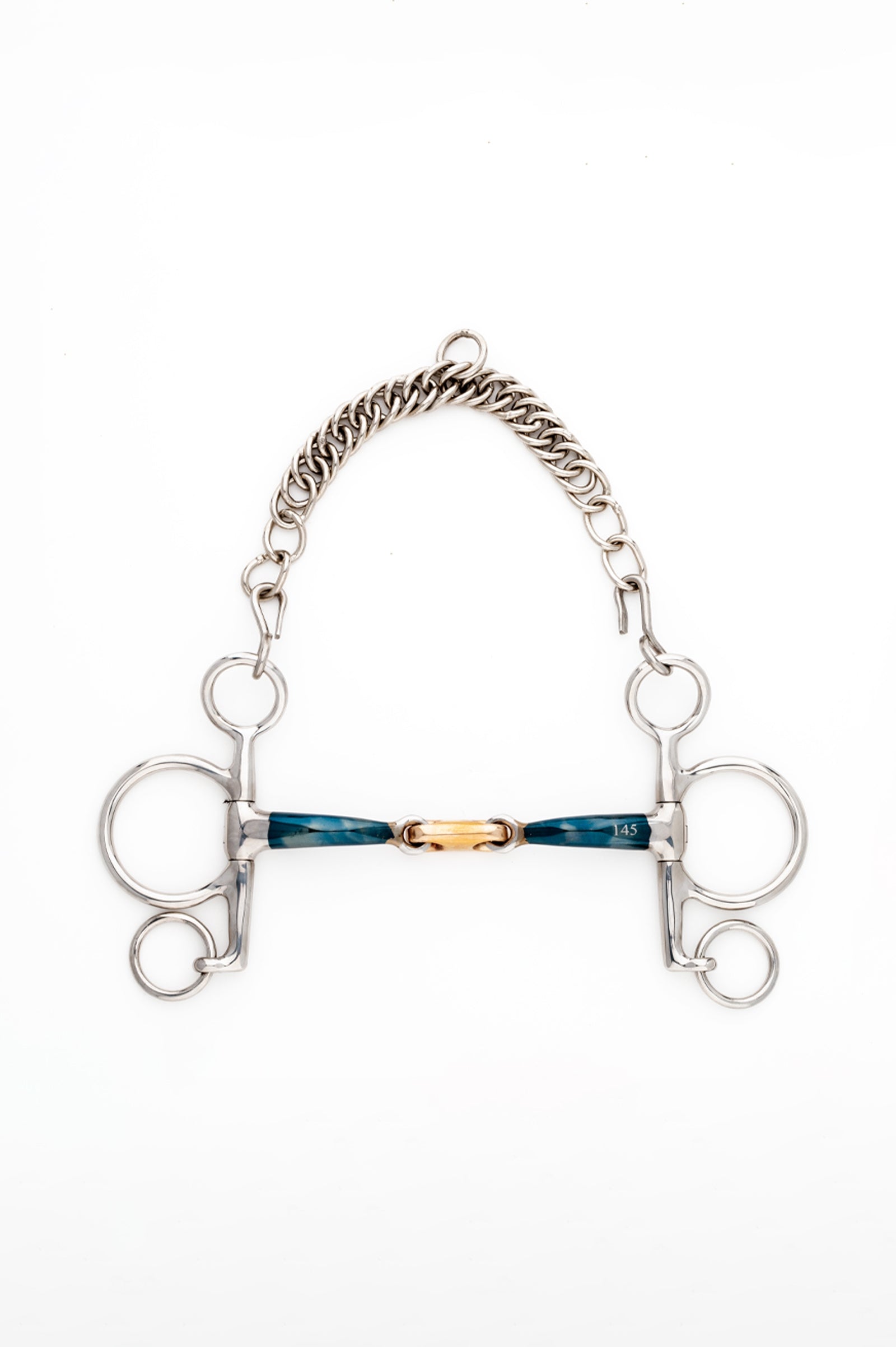 Kavalkade Ergonomic Pelham Double Jointed, Short, 14 mm Horse Bits