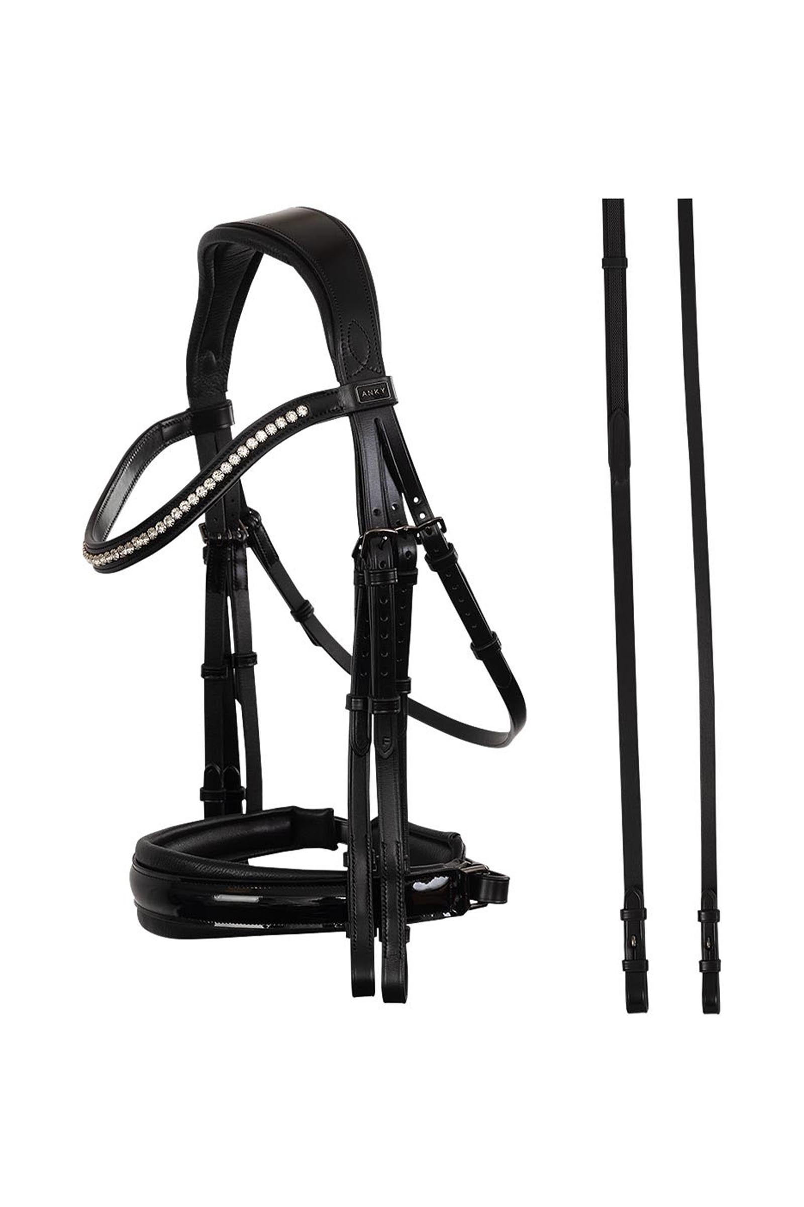 Anky ANKY Double Bridle, Extra Wide Headpiece Ogłowia i wodze