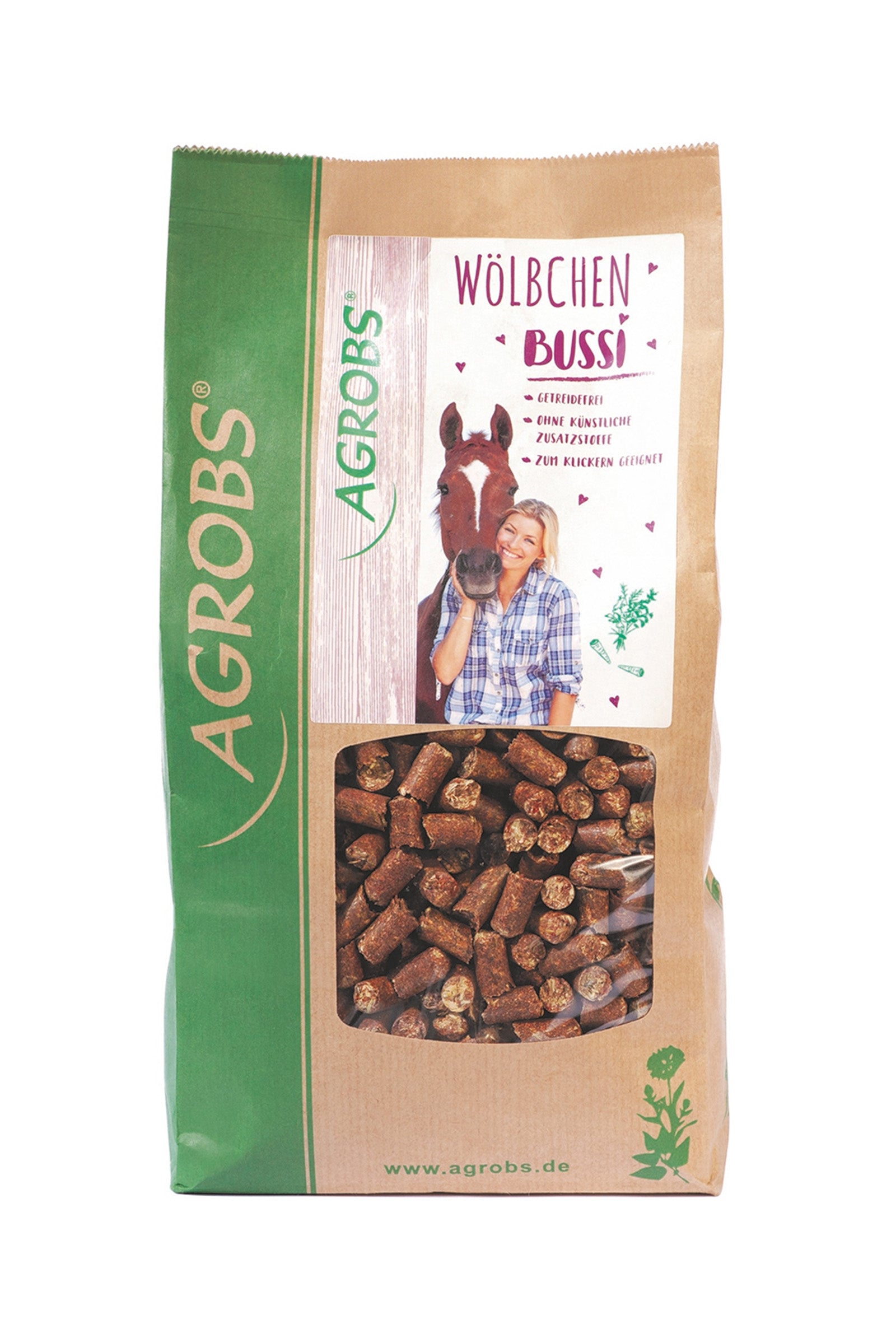 Agrobs Wölbchen Bussi 1,5kg Uzupełnienie Horse Feed & Nutrition