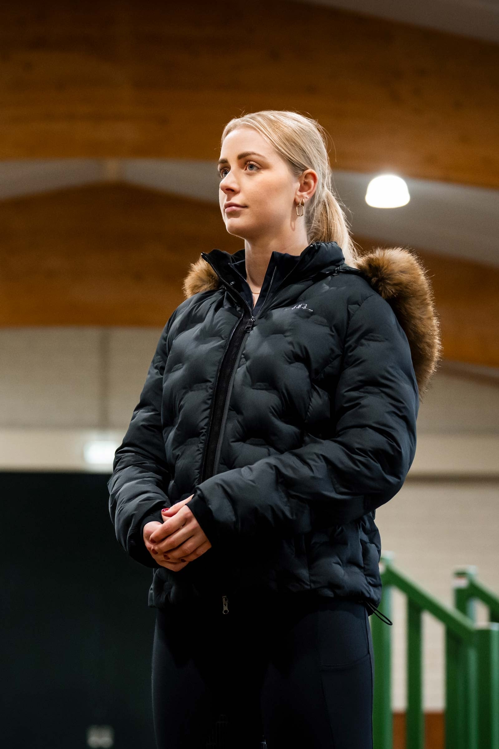 Horseware AA Ara damski płaszcz pikowany Odzież jeździecka damska