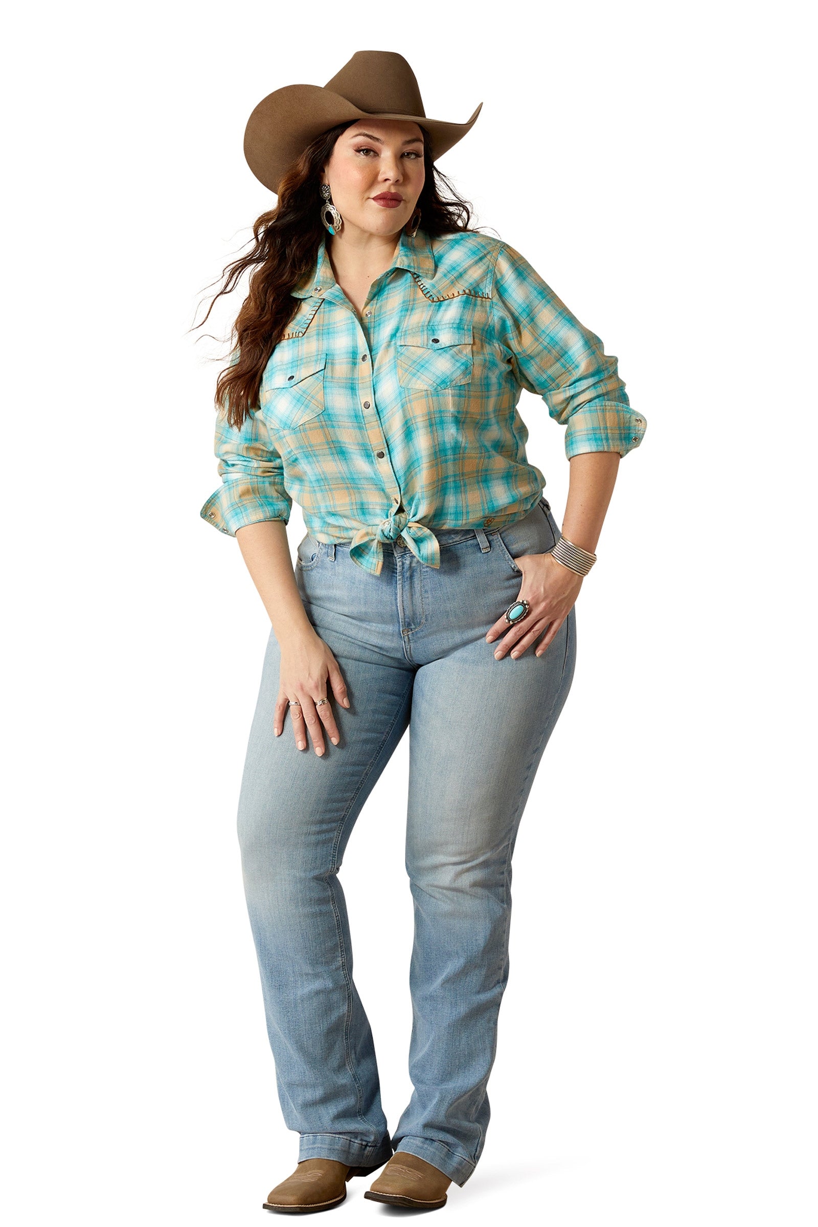 Ariat Roping Plaid Shirt Women’s Riding Clothing