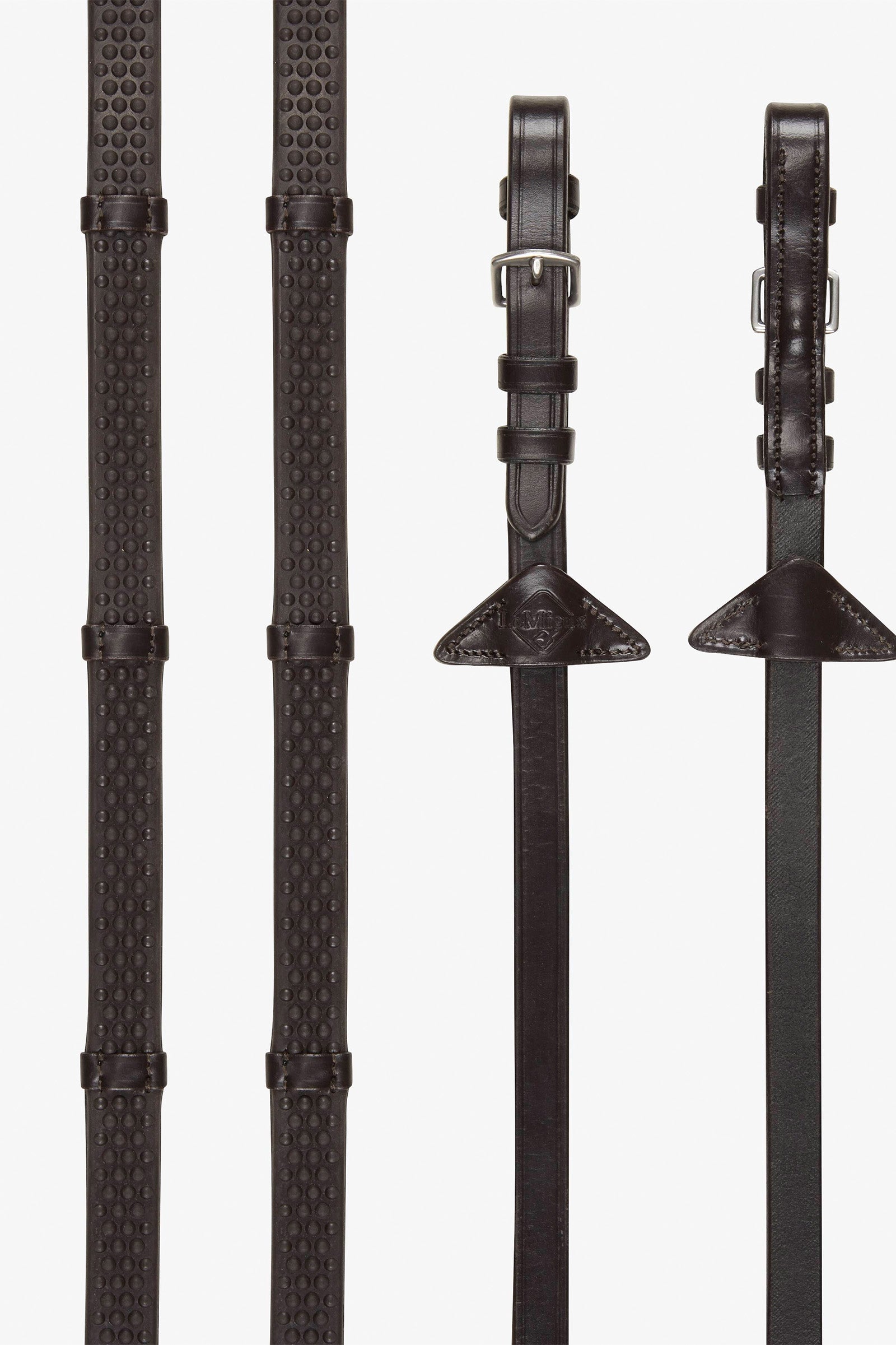 LeMieux Miękkie gumowe wodze ze stoperami Ogłowia i wodze