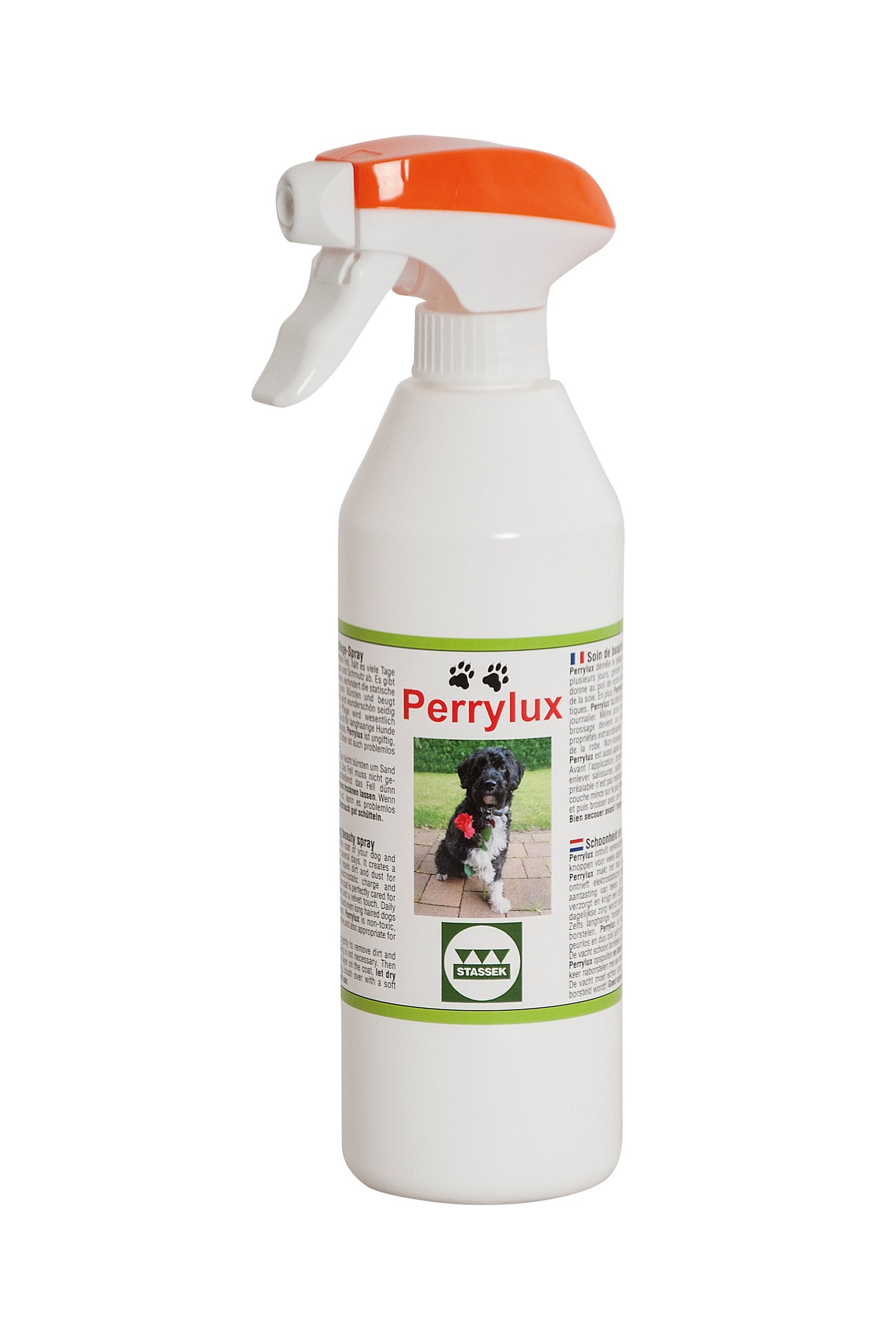 Stassek Perrylux Rozczesujący Spray Upiększający dla Psów, 450 ml Pies