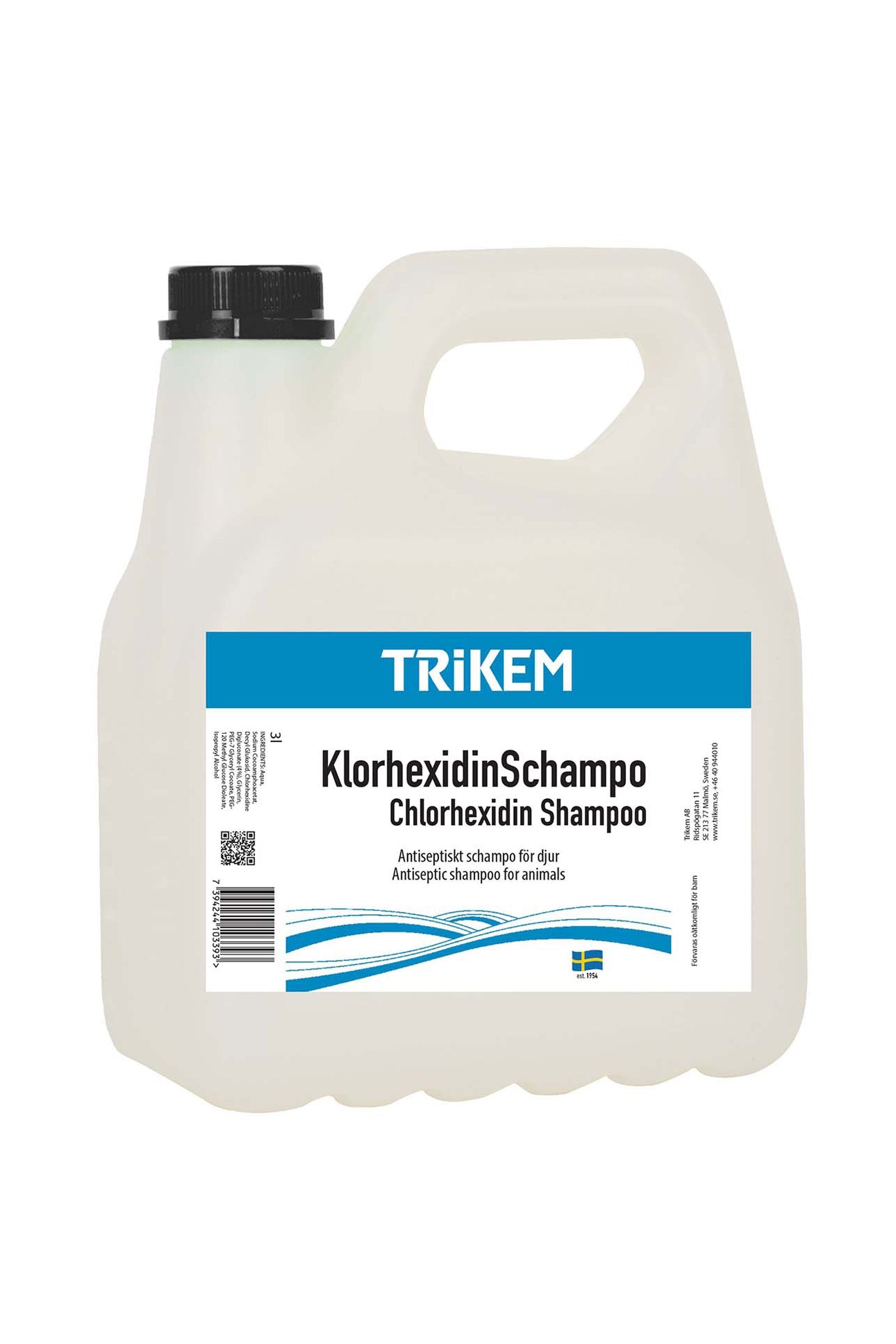 Trikem Sport Trikem Szampon z chlorheksydyną, 3000 ml Zdrowie