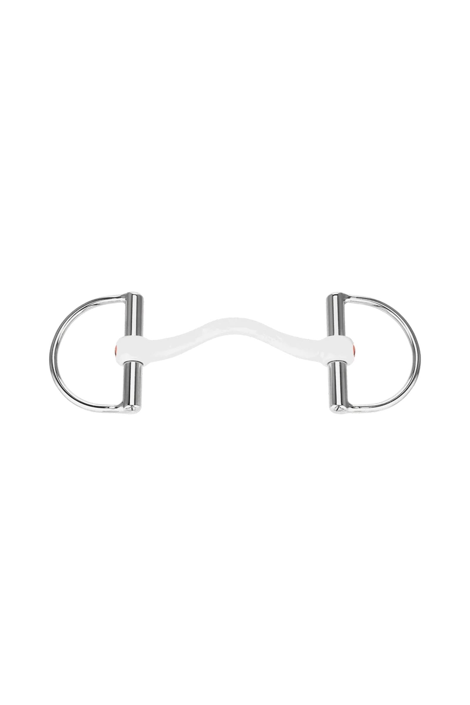 Sprenger Nathe CM wędzidło D-ring, miękka prosta z łukiem, 15 mm, termoplast Wędzidła