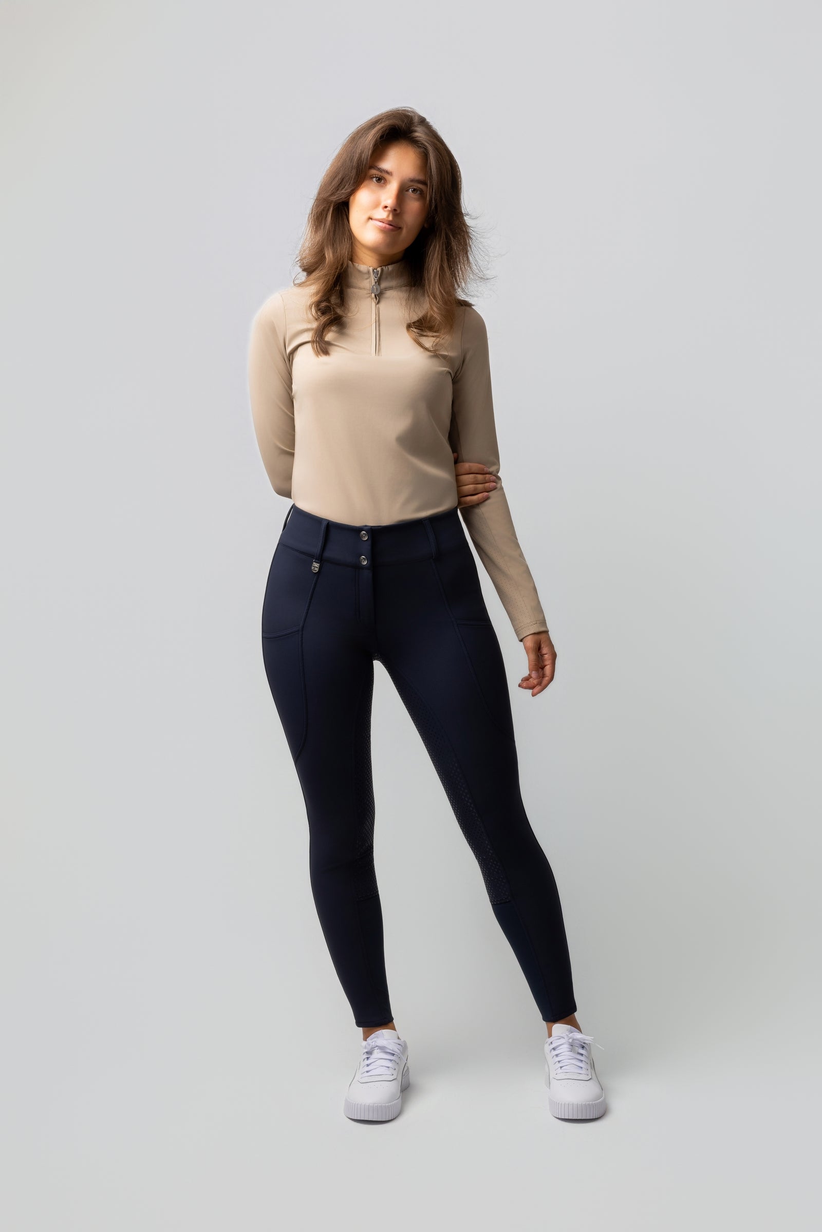 Horze Grand Prix Pro Women's Thermo Fullgrip Breeches Womens Breeches