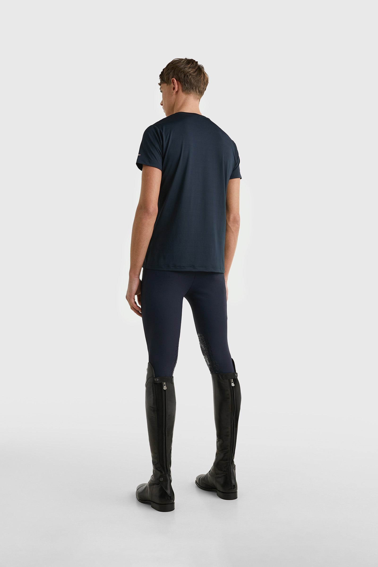 Tommy Hilfiger Equestrian Performance Crest Men's Print T-Shirt Women’s Riding Clothing