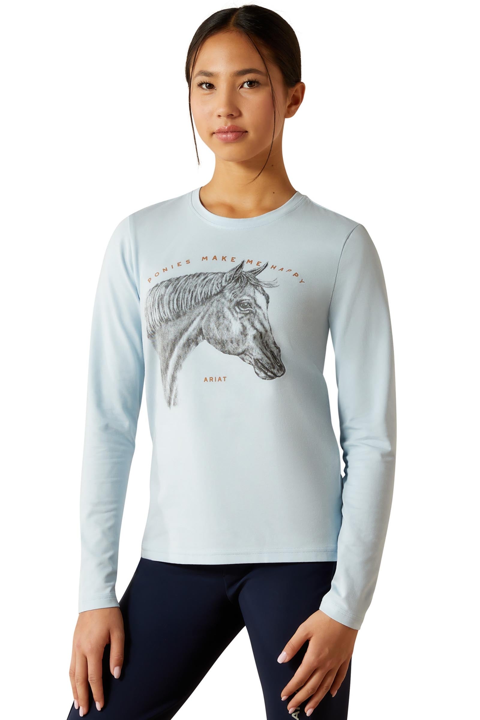Ariat Happy dziecięca koszula z długim rękawem Odzież jeździecka dziecięca