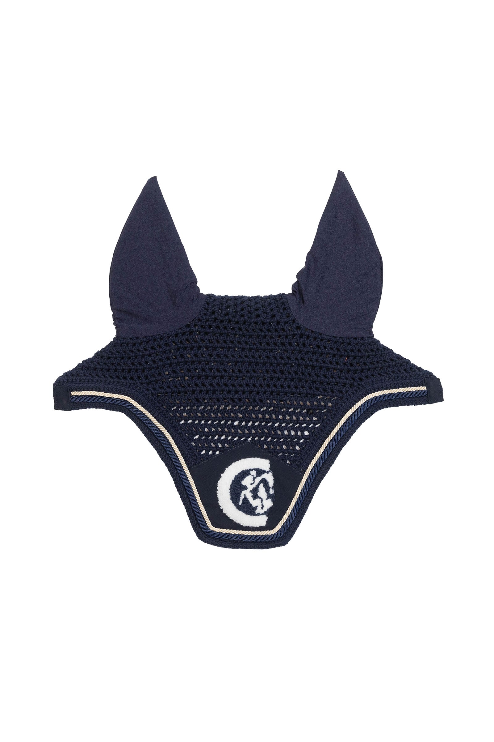 Kentucky Horsewear Fly veil Wellington 3D Logo rope Saddle Pads