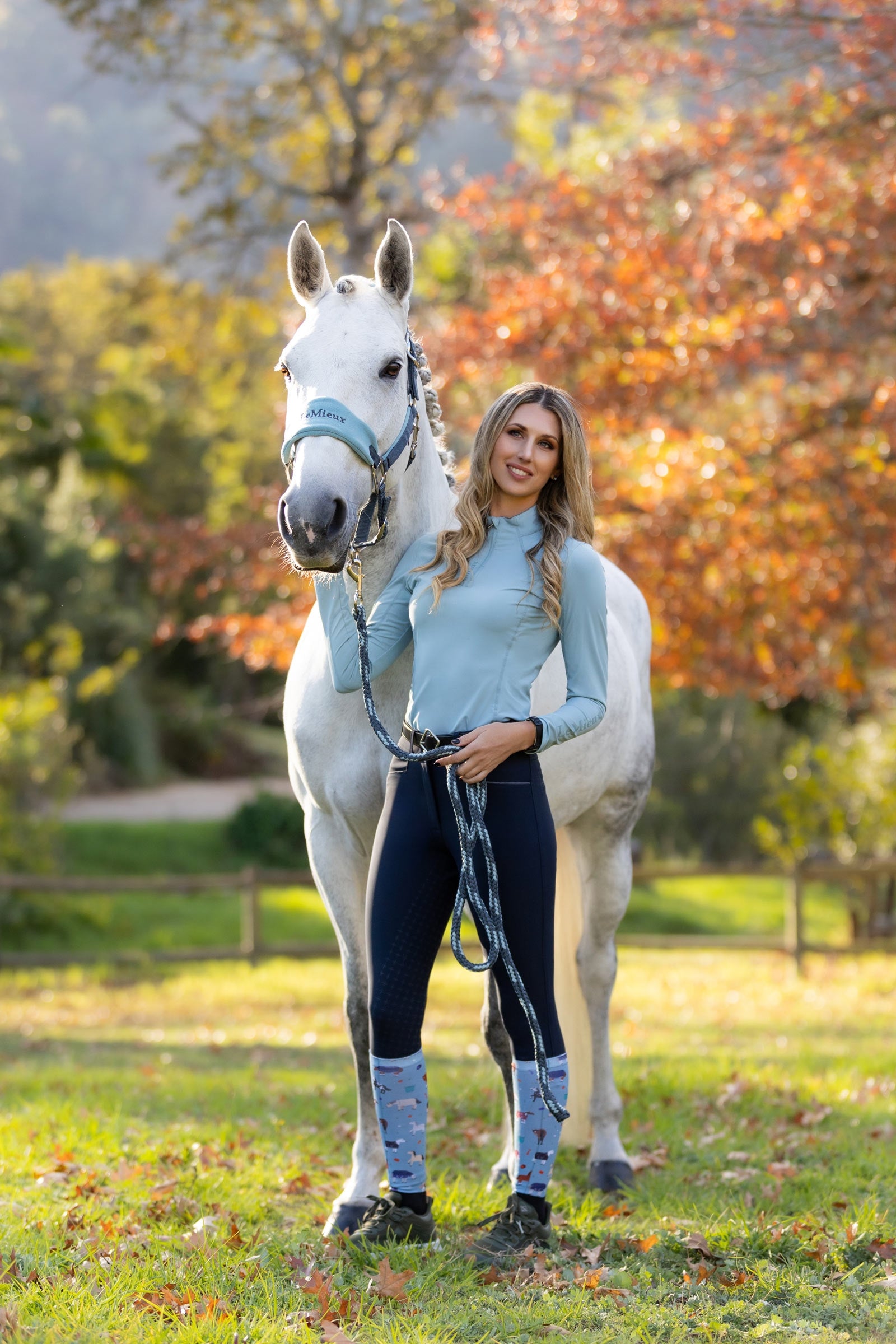 LeMieux Vogue Headcollar & Lead Rope Set Halters & Leads