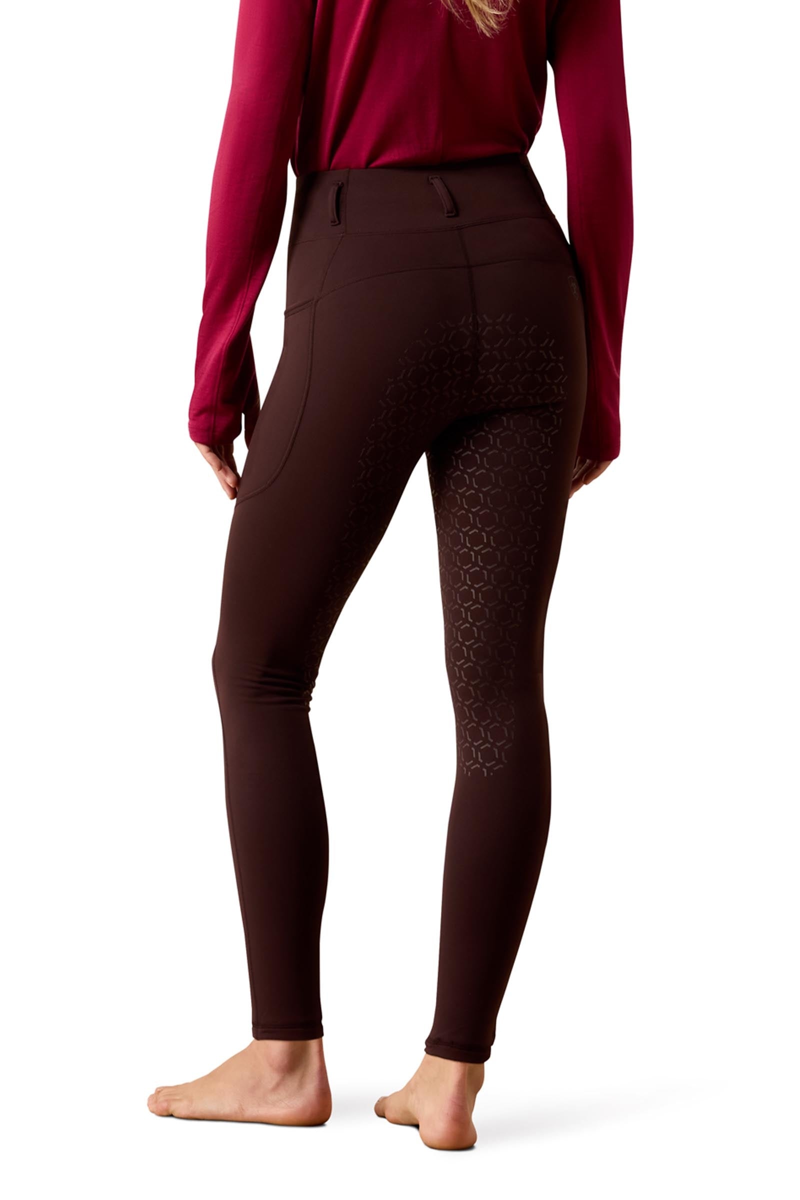 Ariat Venture 2.0 Damskie termiczne legginsy jeździeckie z pełnym lejem Womens Breeches