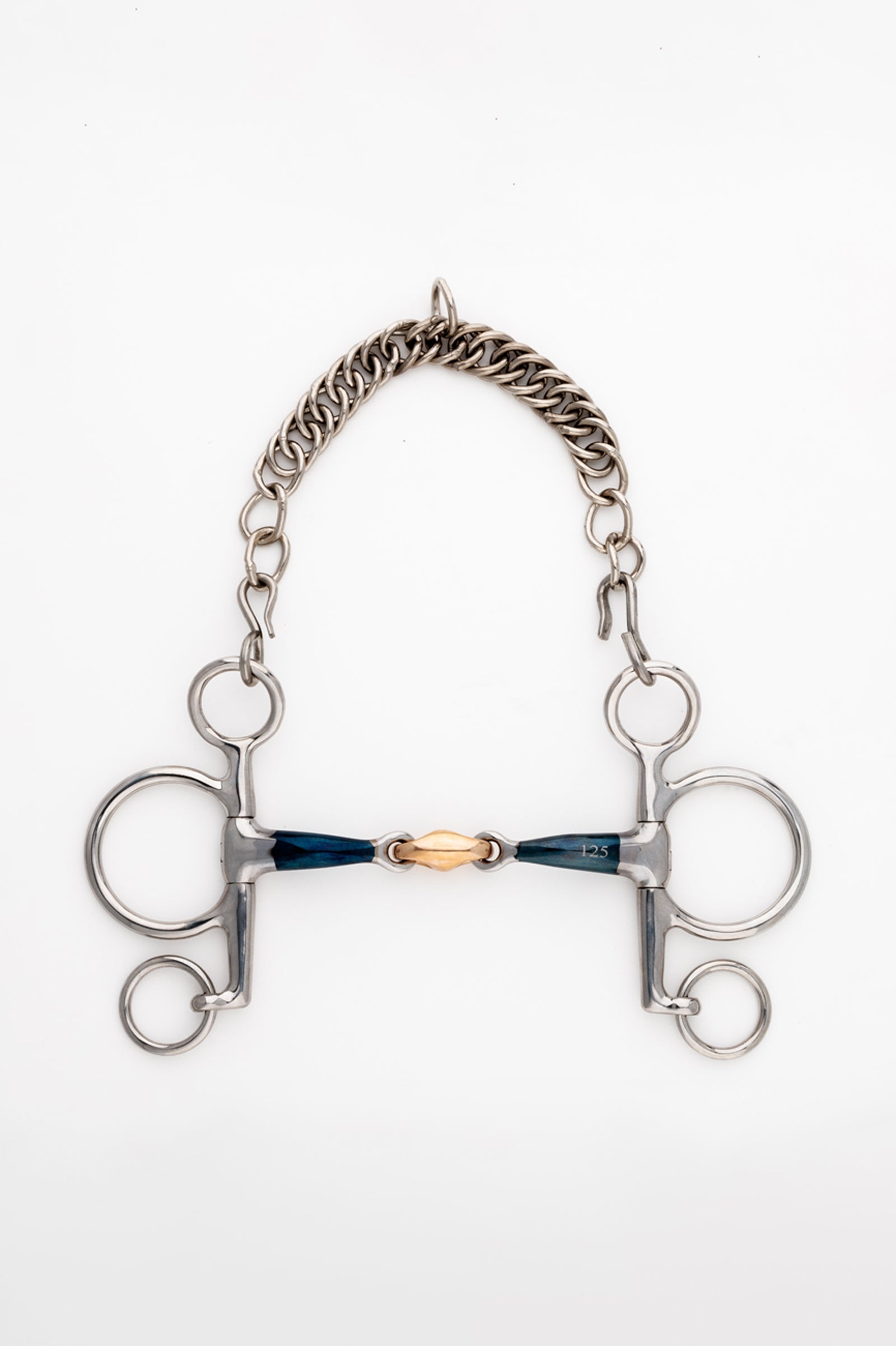 Kavalkade ergonomiczne wędzidło pelham, podwójnie łamane z systemem Lock Up, krótkie, 14 mm Wędzidła