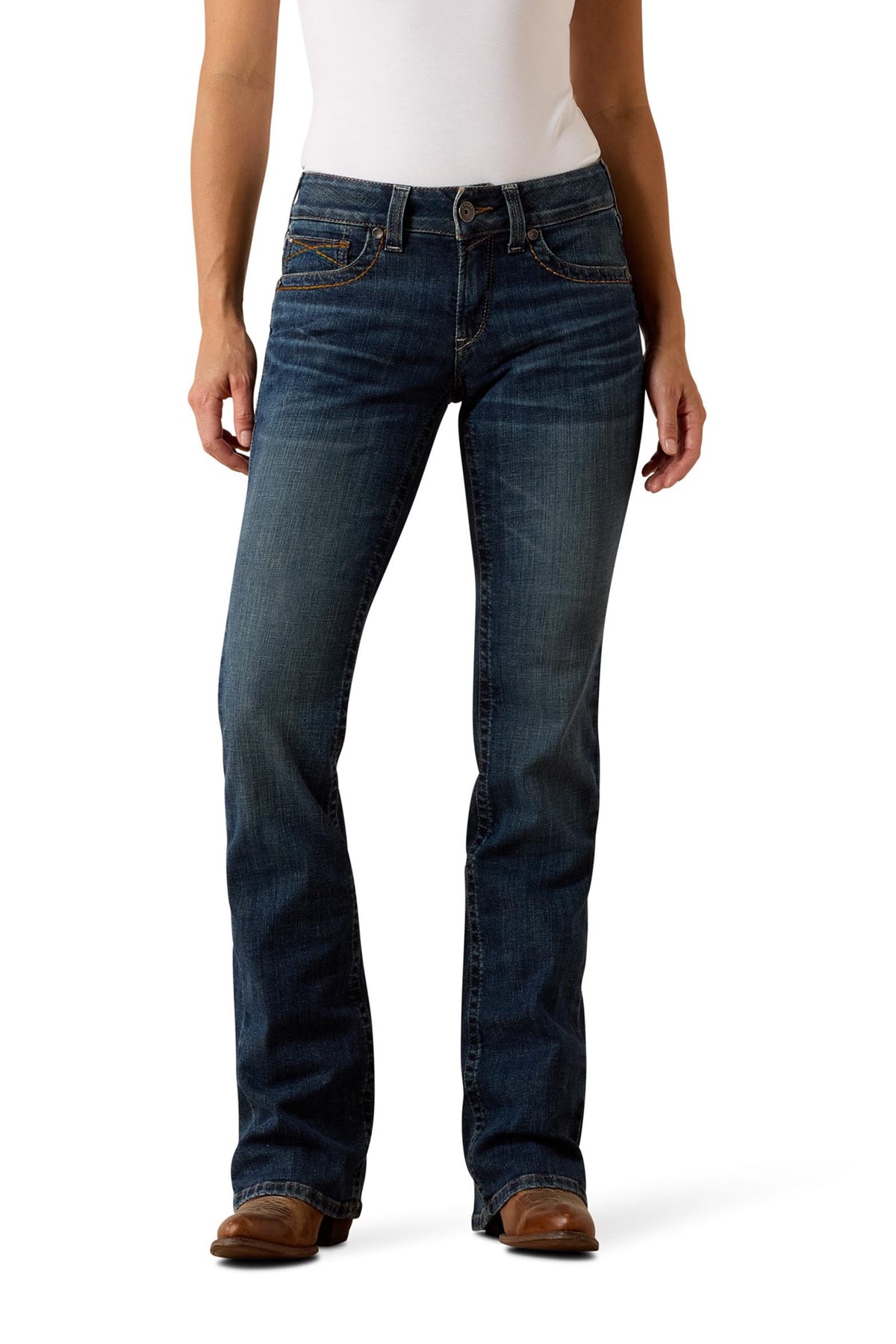 Ariat Damskie jeansy Luisa Boot Cut ze średnim stanem Womens Breeches