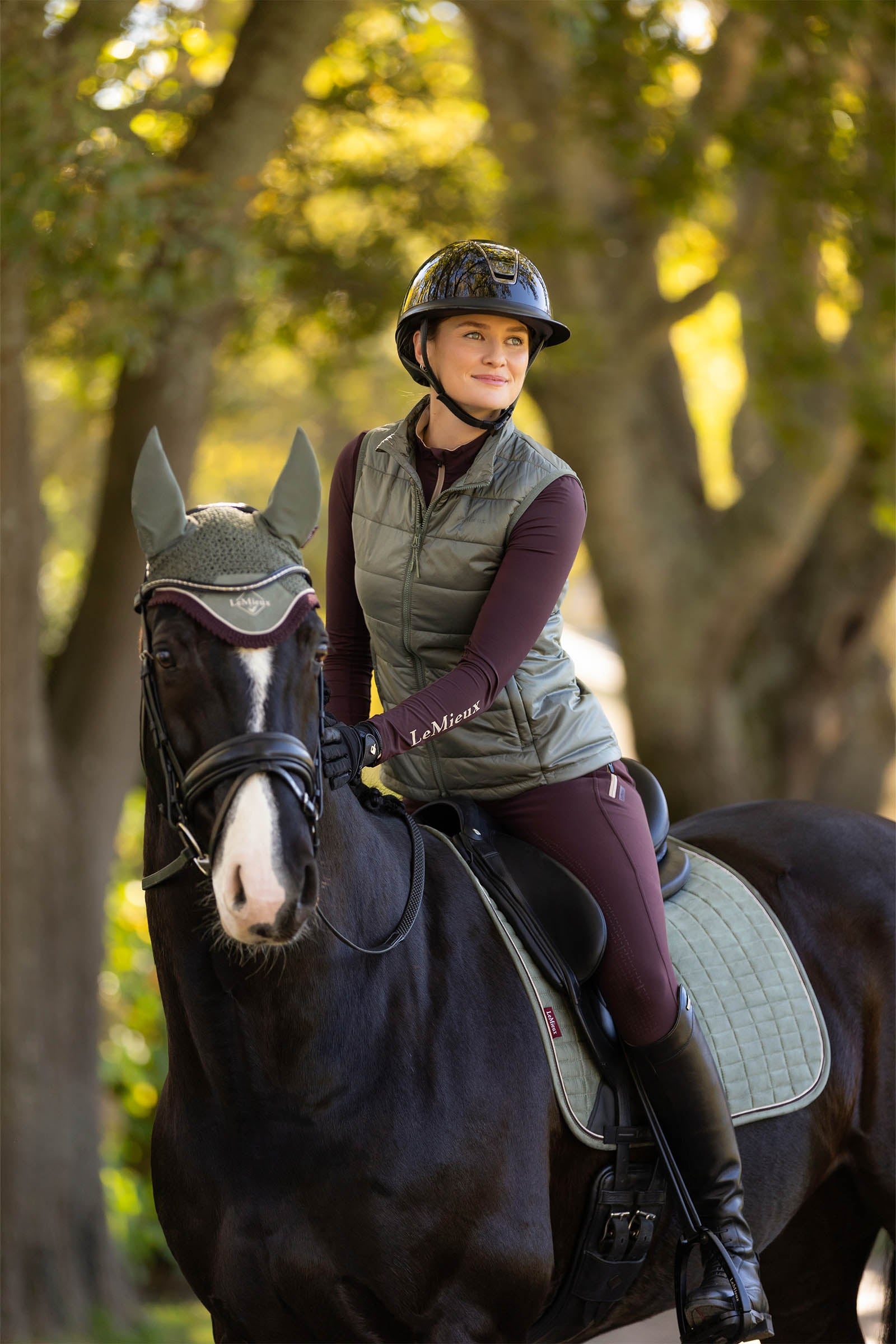 LeMieux Suede Square Dressage Saddle Pad Saddle Pads