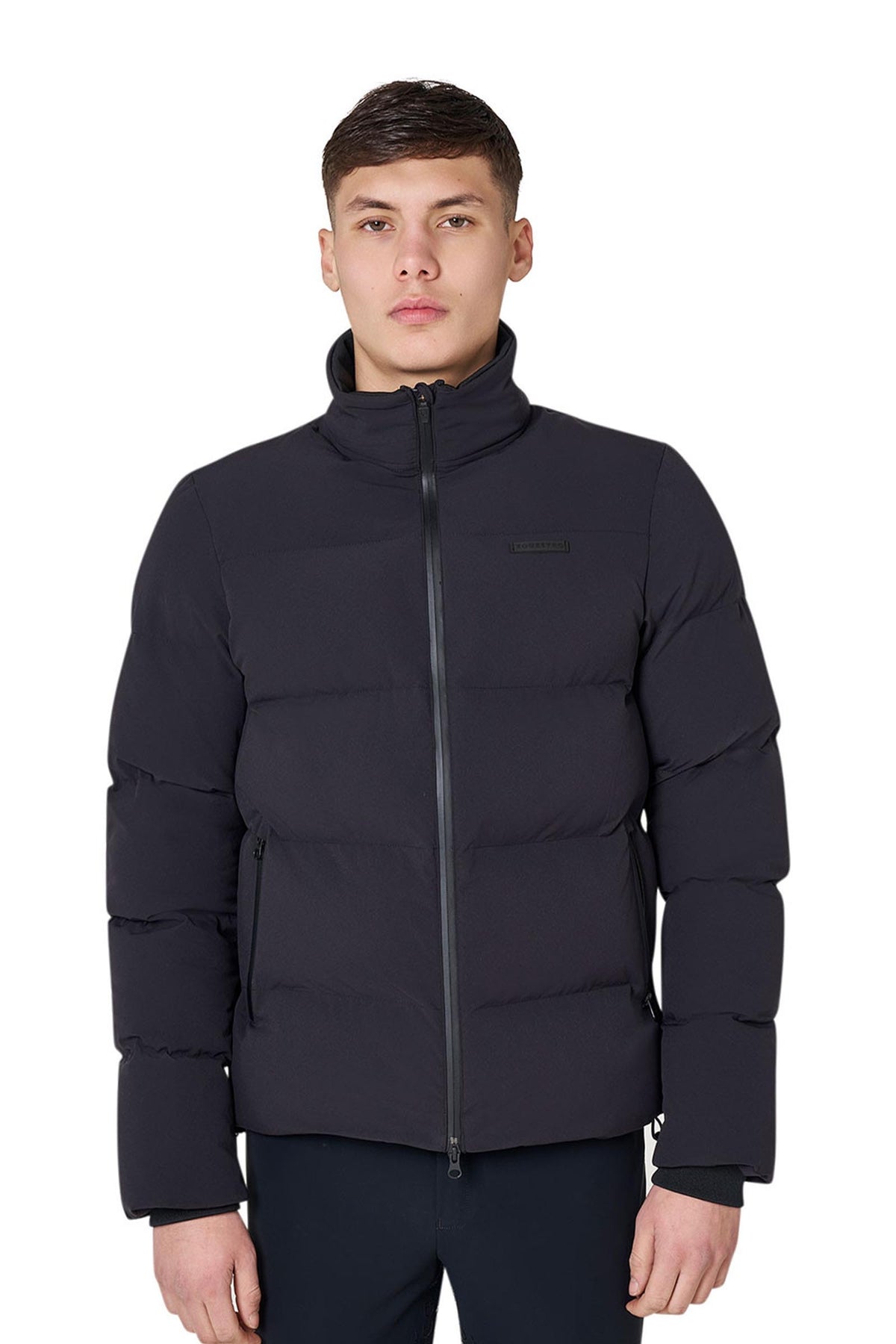 Equestro Men's High-Neck Down Jacket Mens Riding Clothing