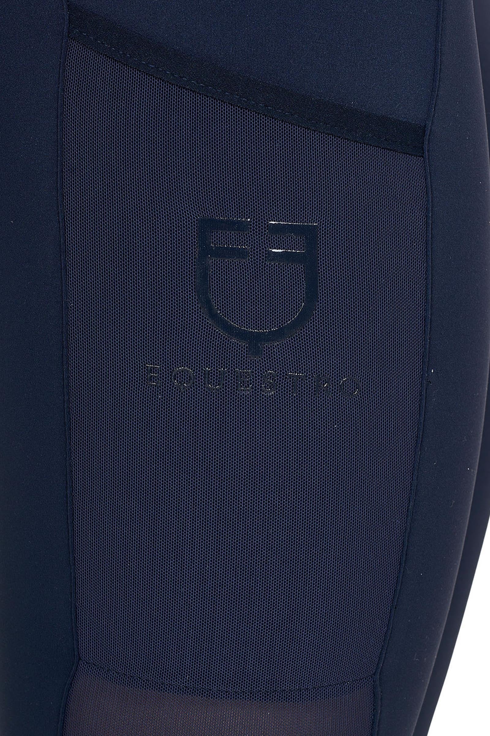 Equestro Women's Full Grip Leggings With Perforated Inserts Womens Breeches