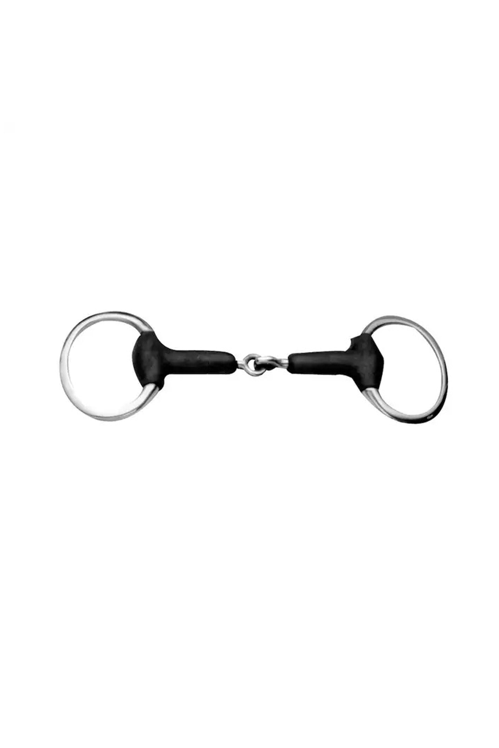 Korsteel Soft Rubber Jointed Eggbutt Snaffle Bit Wędzidła