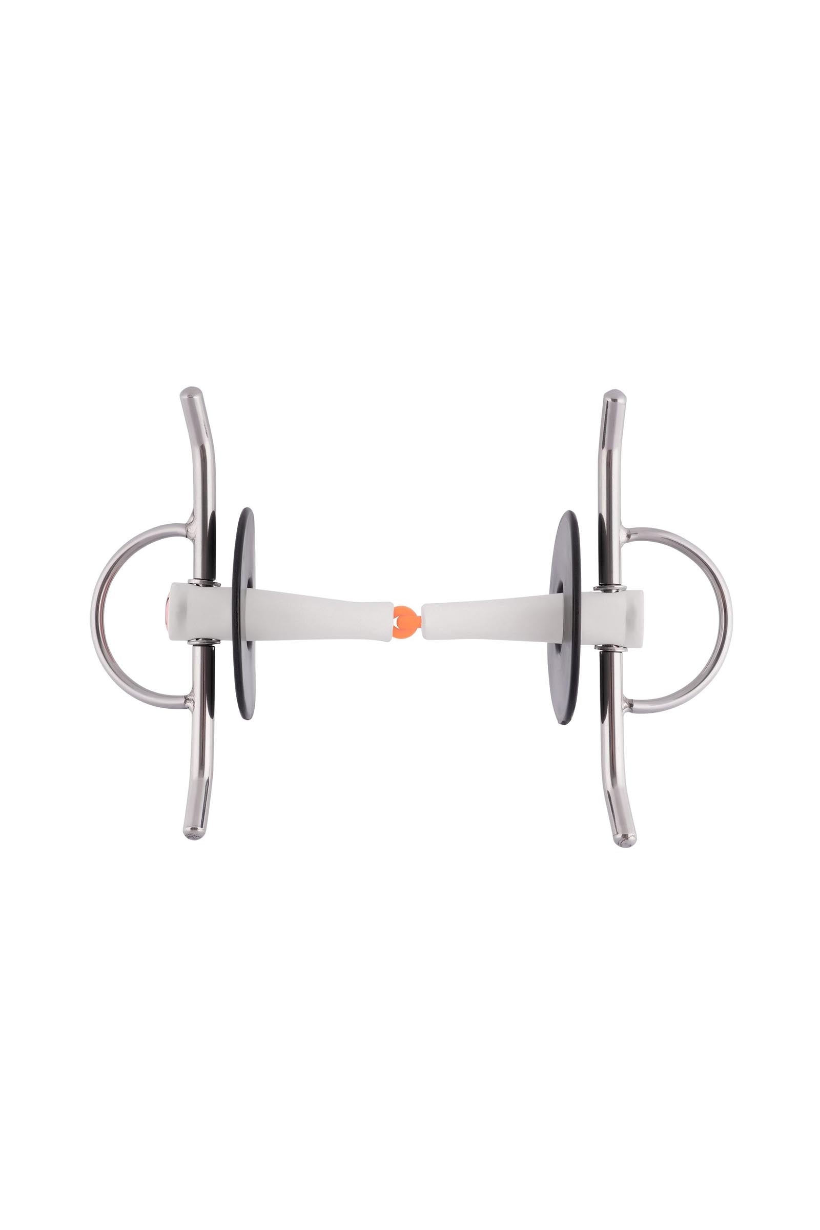 Sprenger Nathe Full Cheek Snaffle Bit, Single Jt. 18mm, Thermoplastic Horse Bits