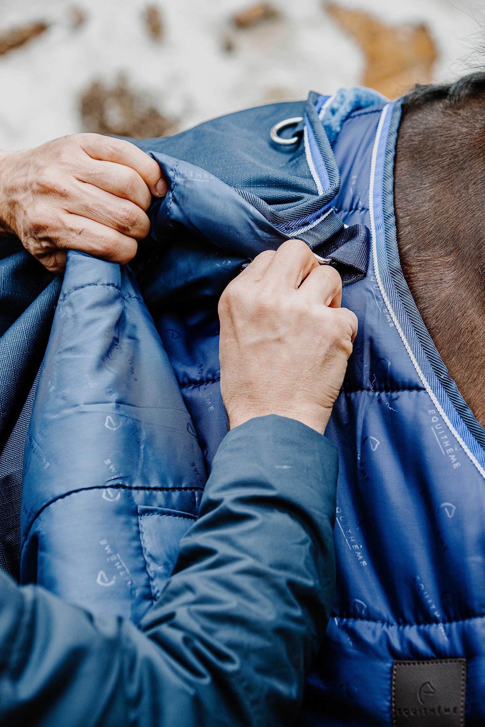 Equi Theme EQUITHÈME Classic 1200D Turnout Rug, 50 g Horse Rugs