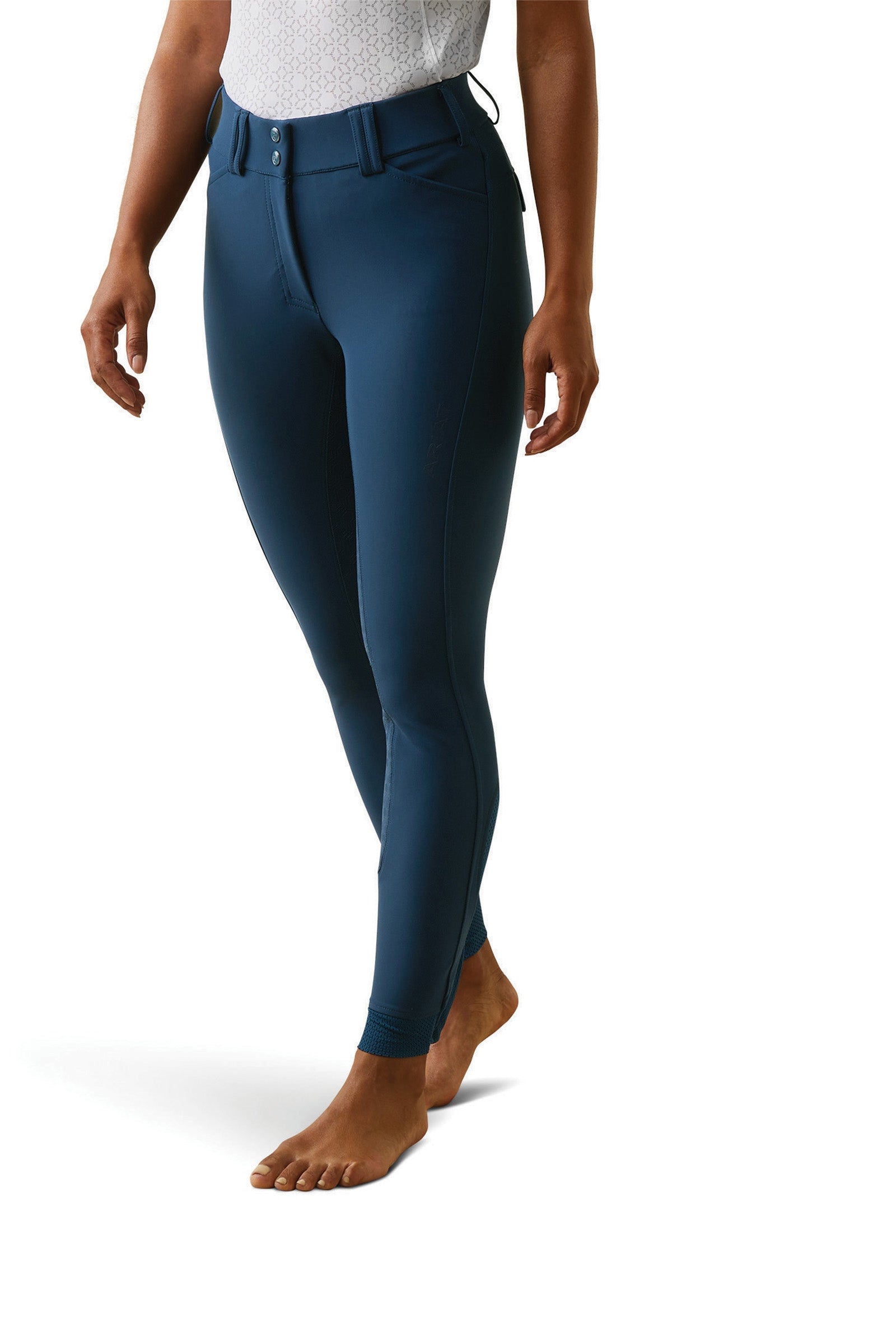 Ariat Tri Factor bryczesy z pełnym lejem i silikonowym gripem dla kobiet Womens Breeches