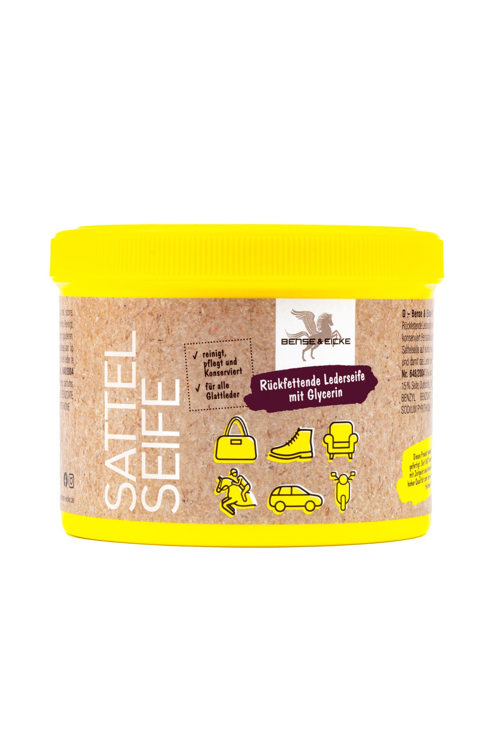 Bense & Eicke Saddle Soap With Sponge, 500 ml Horse Health Care