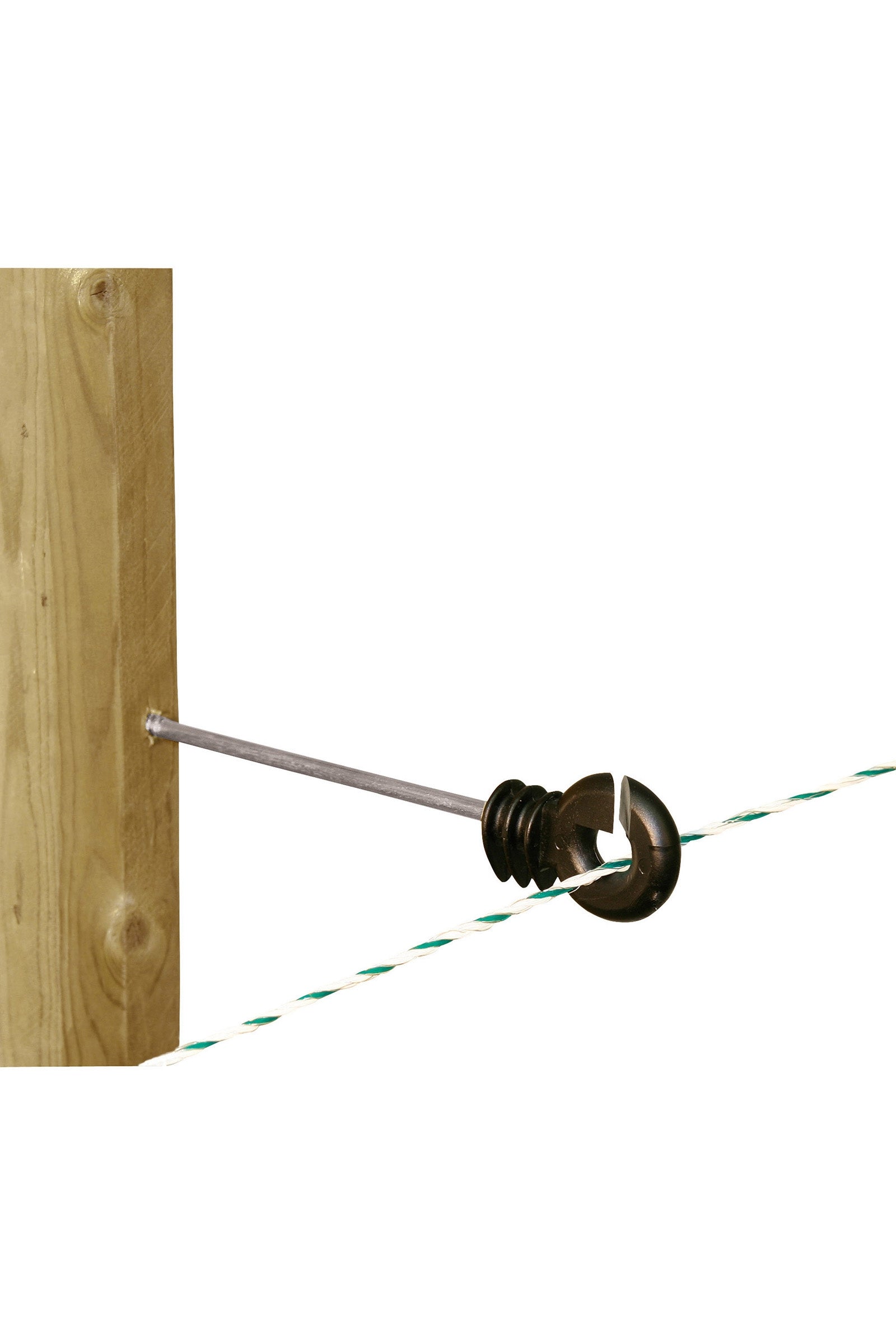 Farm Patrol Offset ring insulator, with 22 cm support, 10 pcs Fencing Supplies