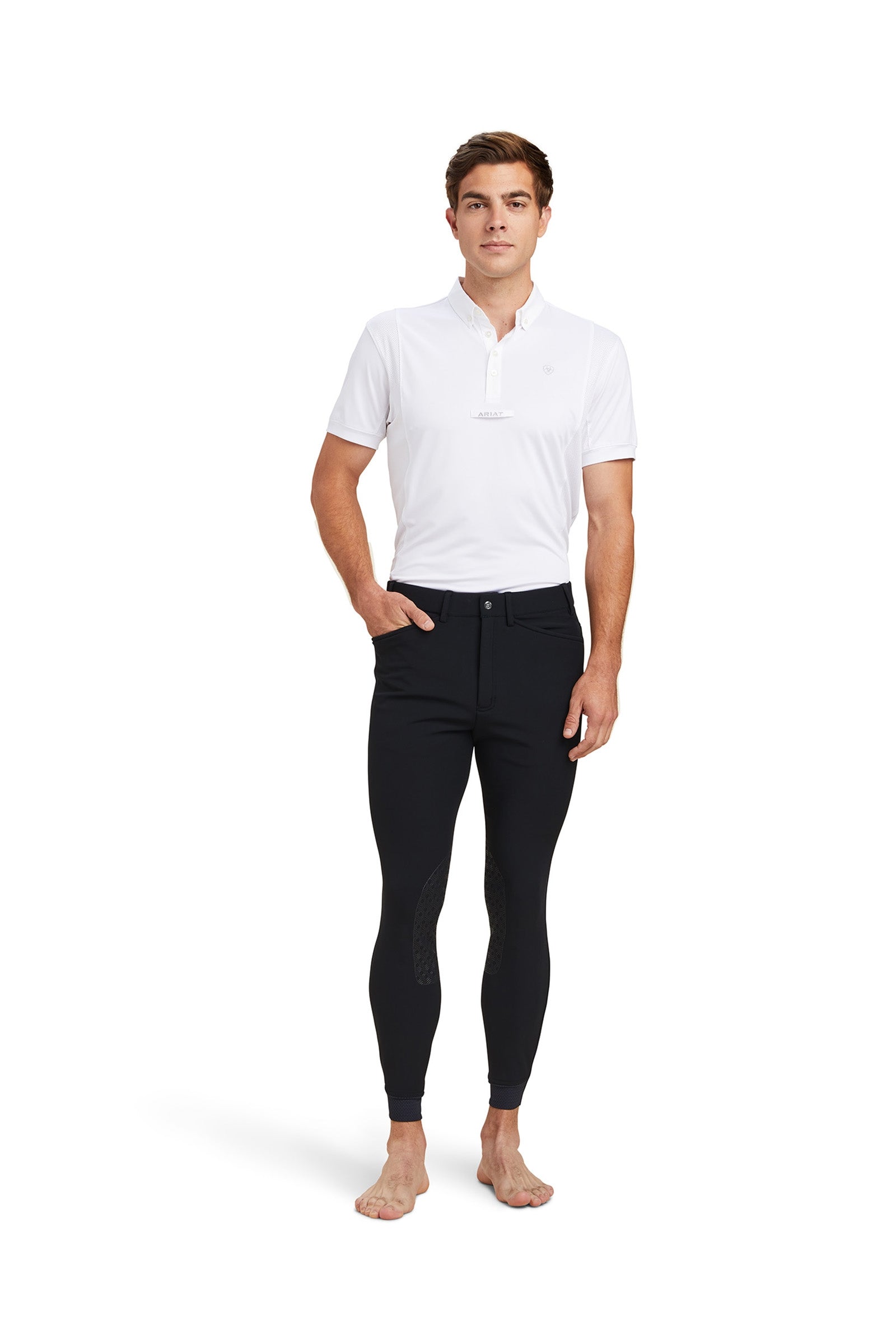 Ariat Tri Factor Frost Men's Insulated Knee Patch Breeches Mens Riding Clothing