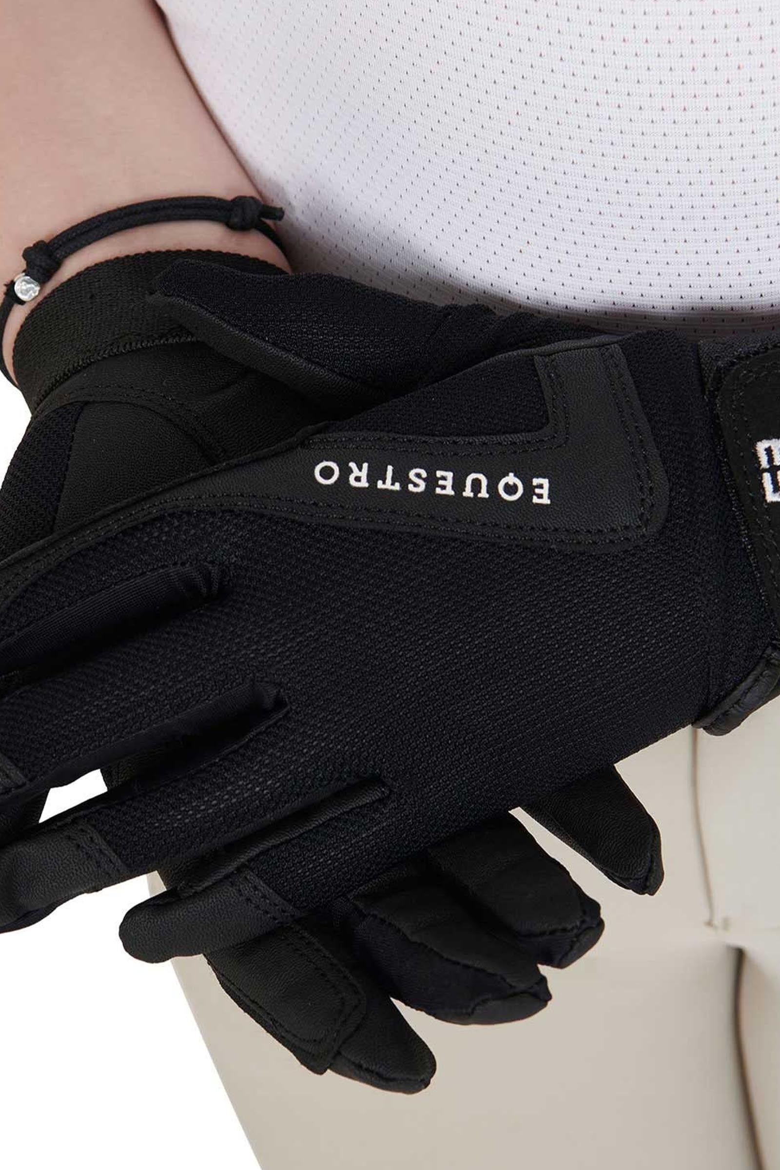 Equestro Kids' Gloves in Technical Fabric Kids Apparel