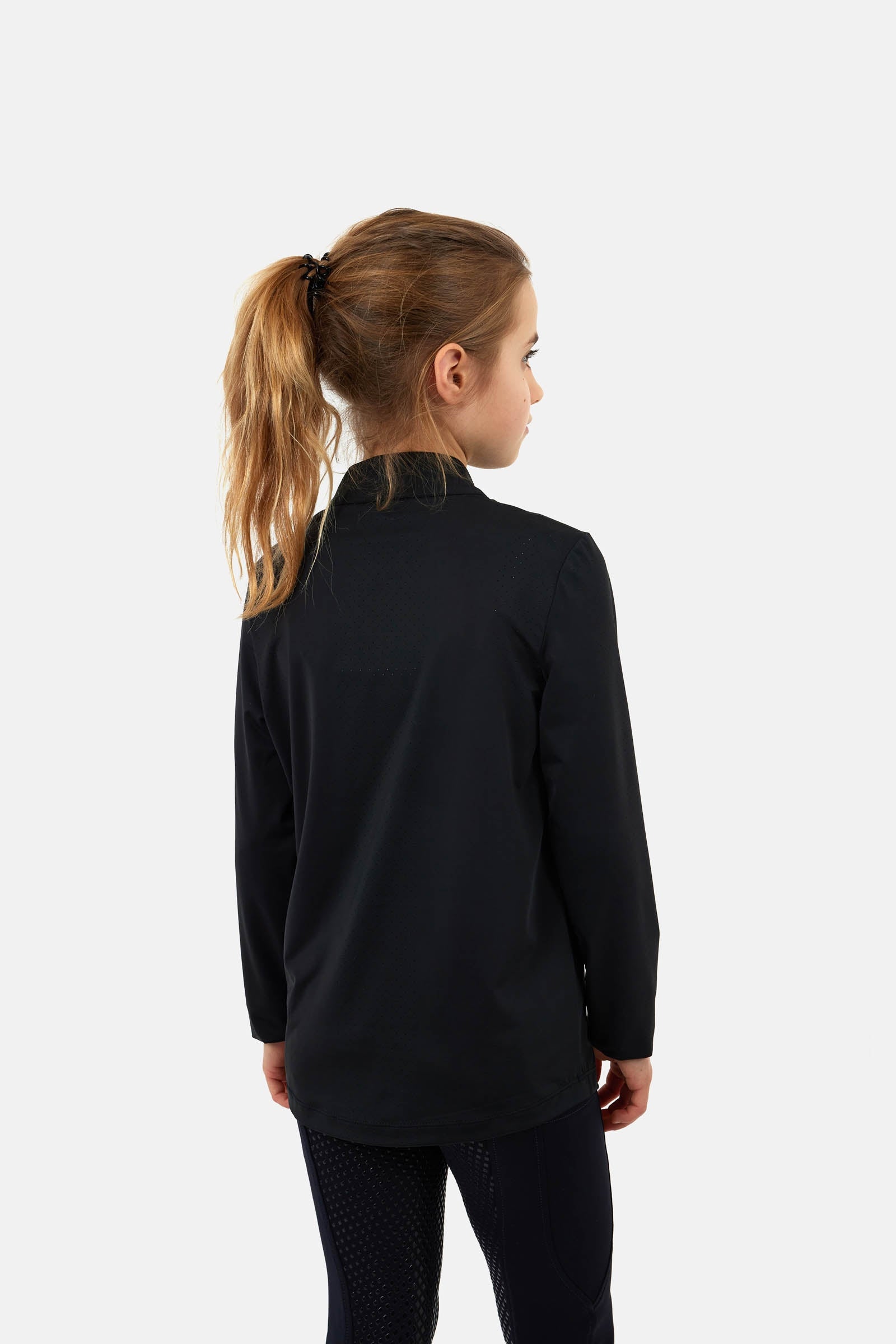 Horze Young Rider Emmie Cooling Training Shirt with Long Sleeves Kids Apparel