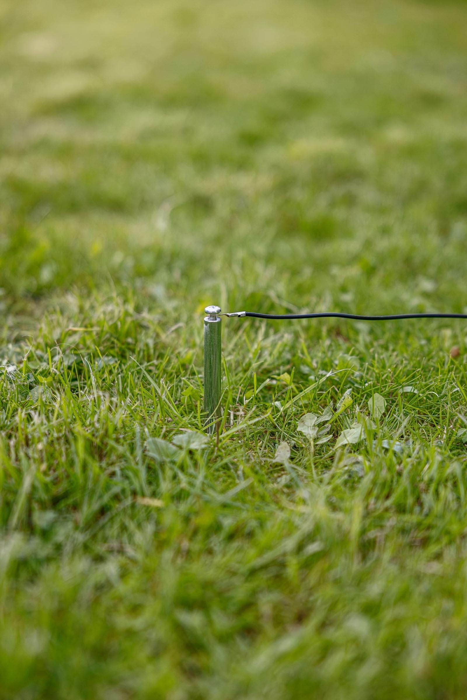 Corral CORRAL Earth Rod, 2-part, 10mm, Total Length 100 Cm Incl. Screws Fencing Supplies