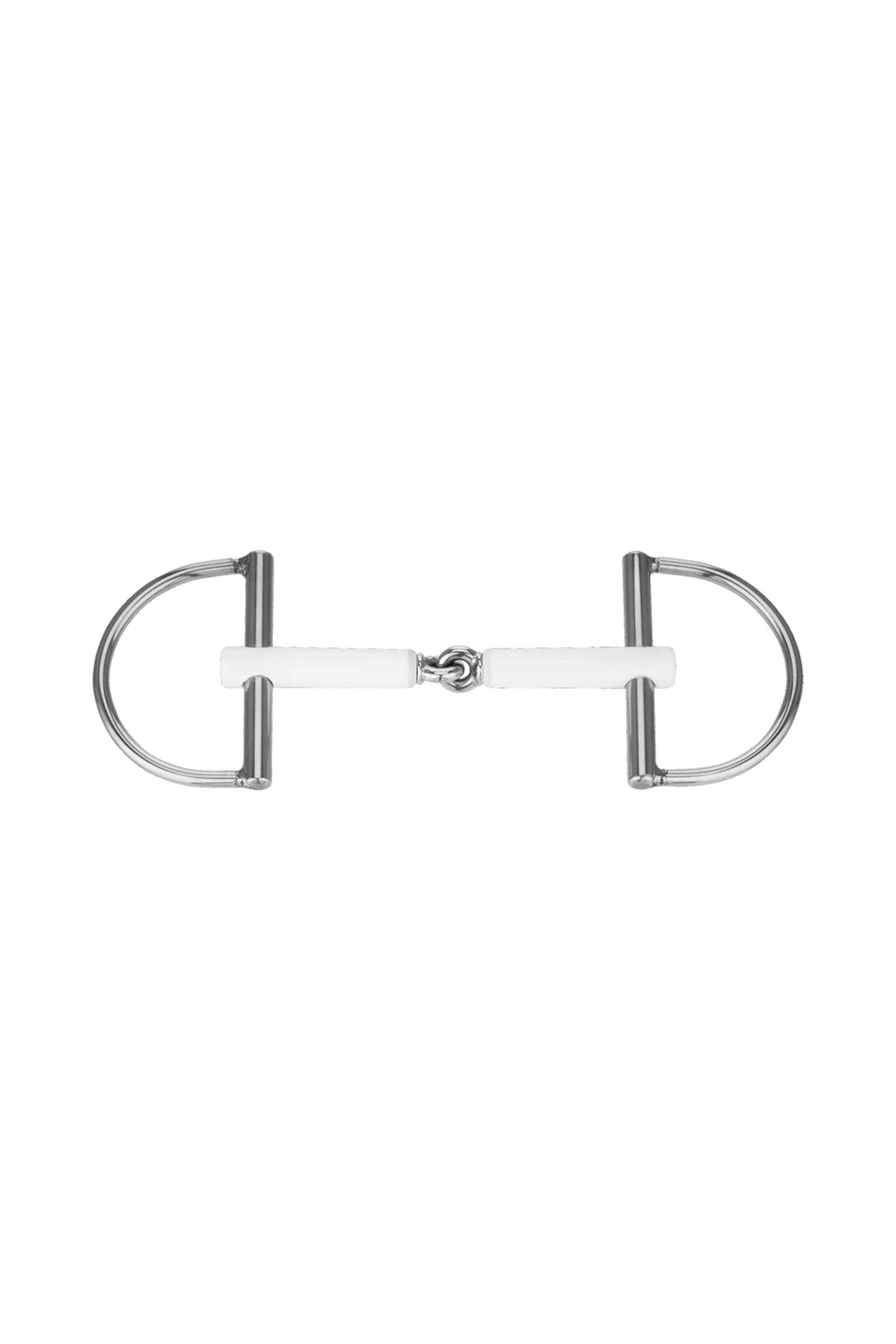 Sprenger Nathe wędzidło D-ring, pojedynczo łamane, 15 mm, termoplast Wędzidła