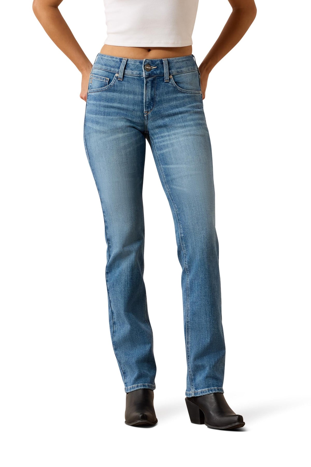 Ariat Damskie jeansy Reya Straight Leg Perfect Rise Womens Breeches