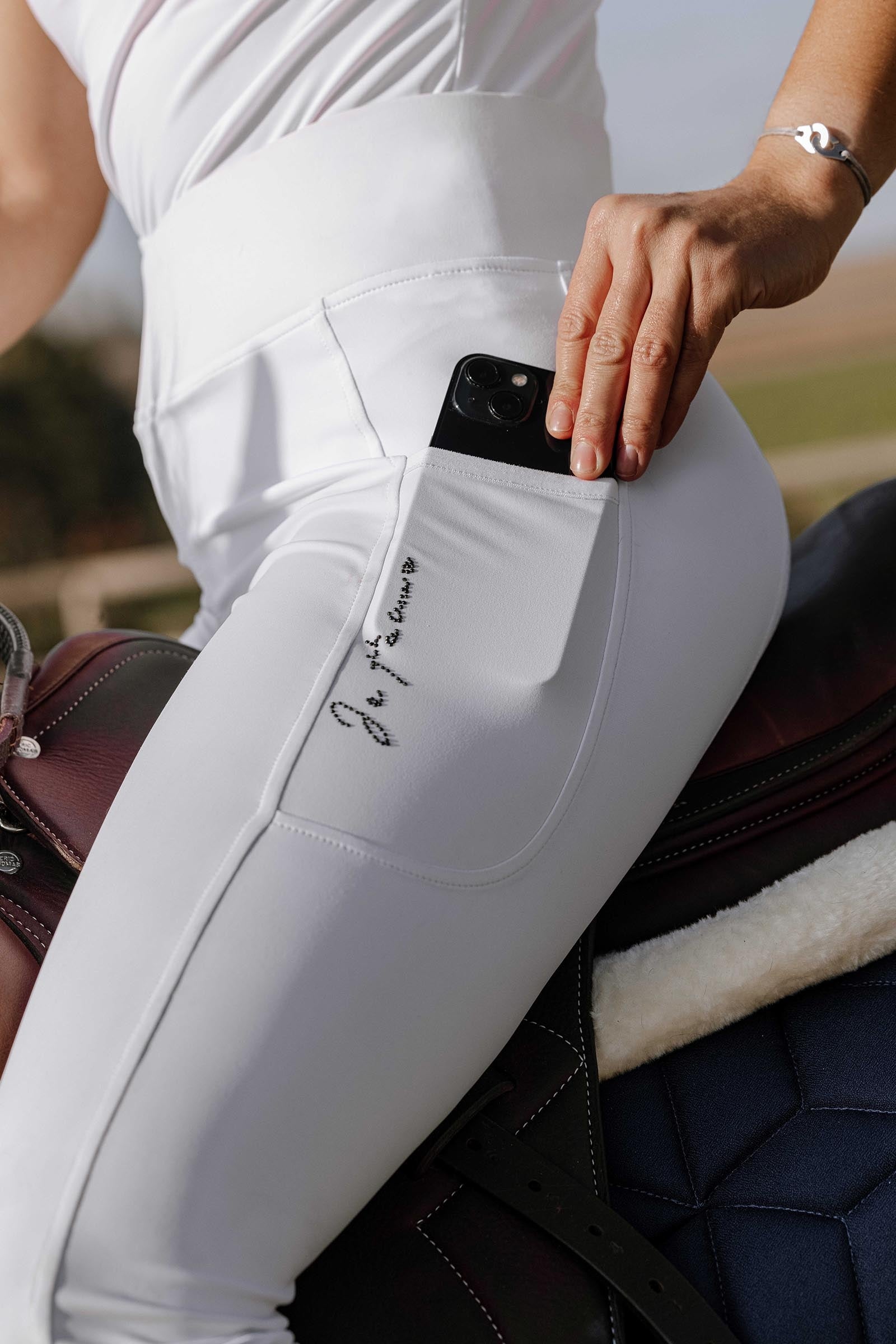 Equi Theme EQUITHÈME Flora Je T'aime Women´s Full Grip Riding Leggings Womens Breeches