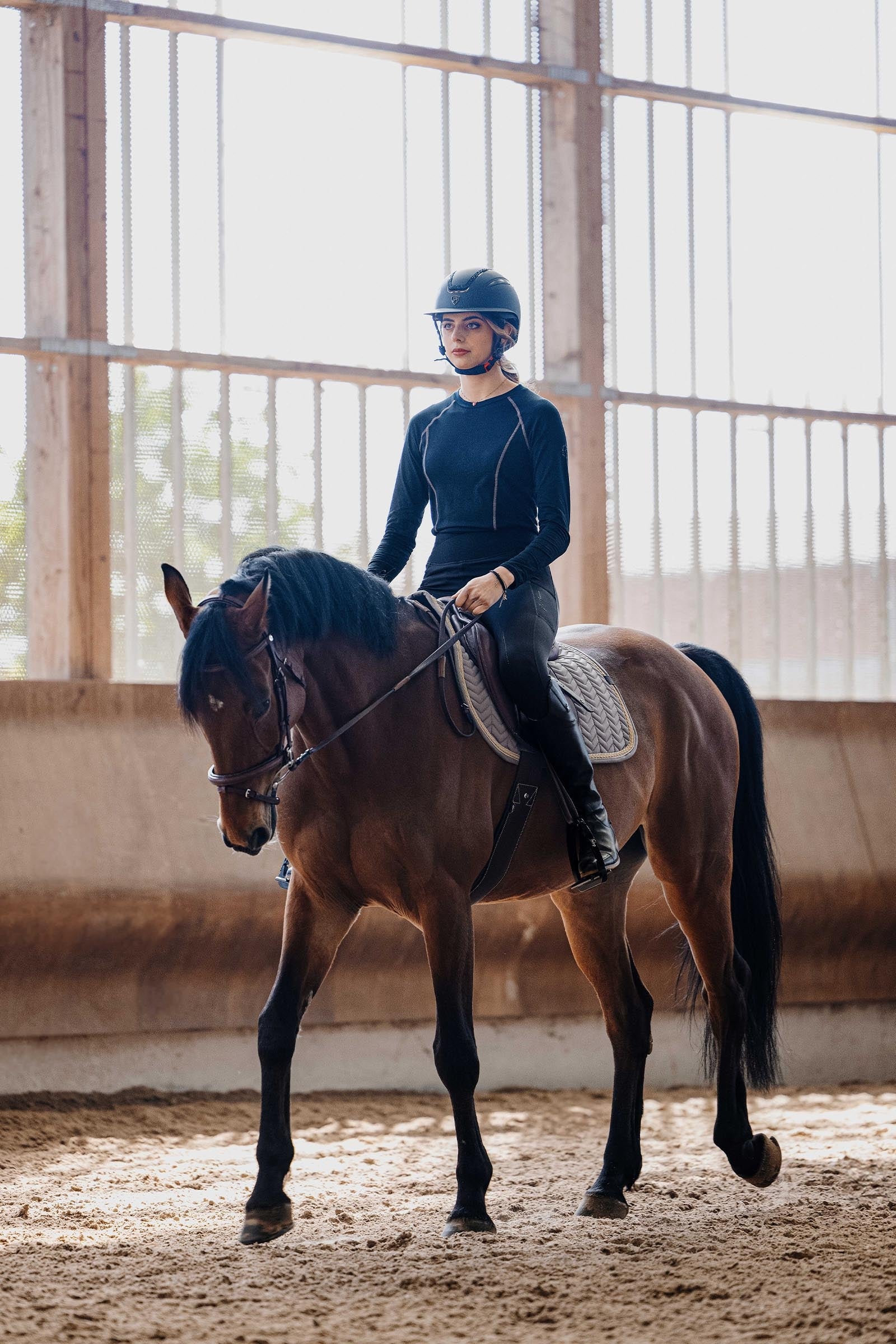 Equi Theme EQUITHÈME Flora Je T'aime Women´s Full Grip Riding Leggings Womens Breeches
