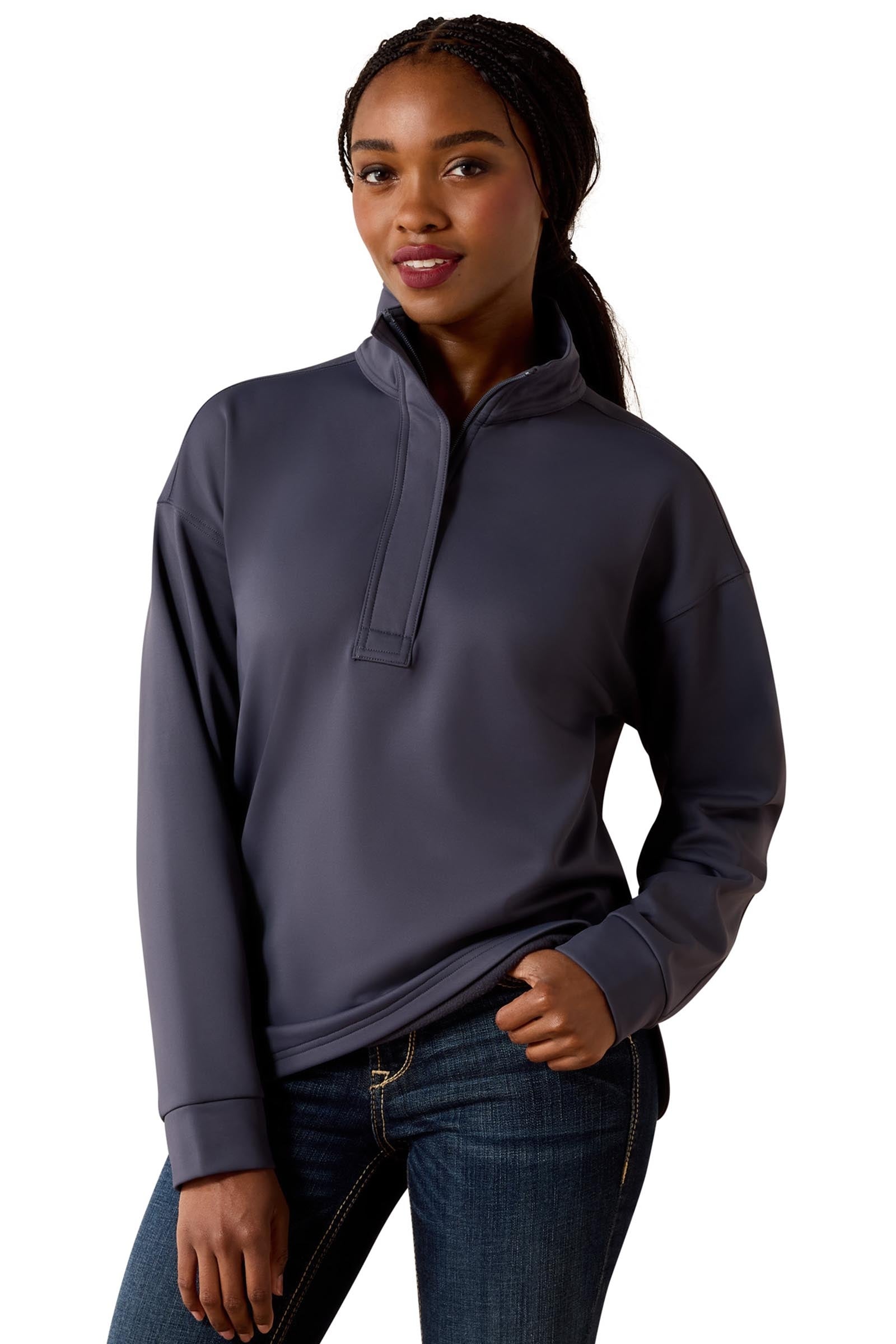 Ariat Women's Breeze Logo 1/2 Zip Sweatshirt Odzież jeździecka damska