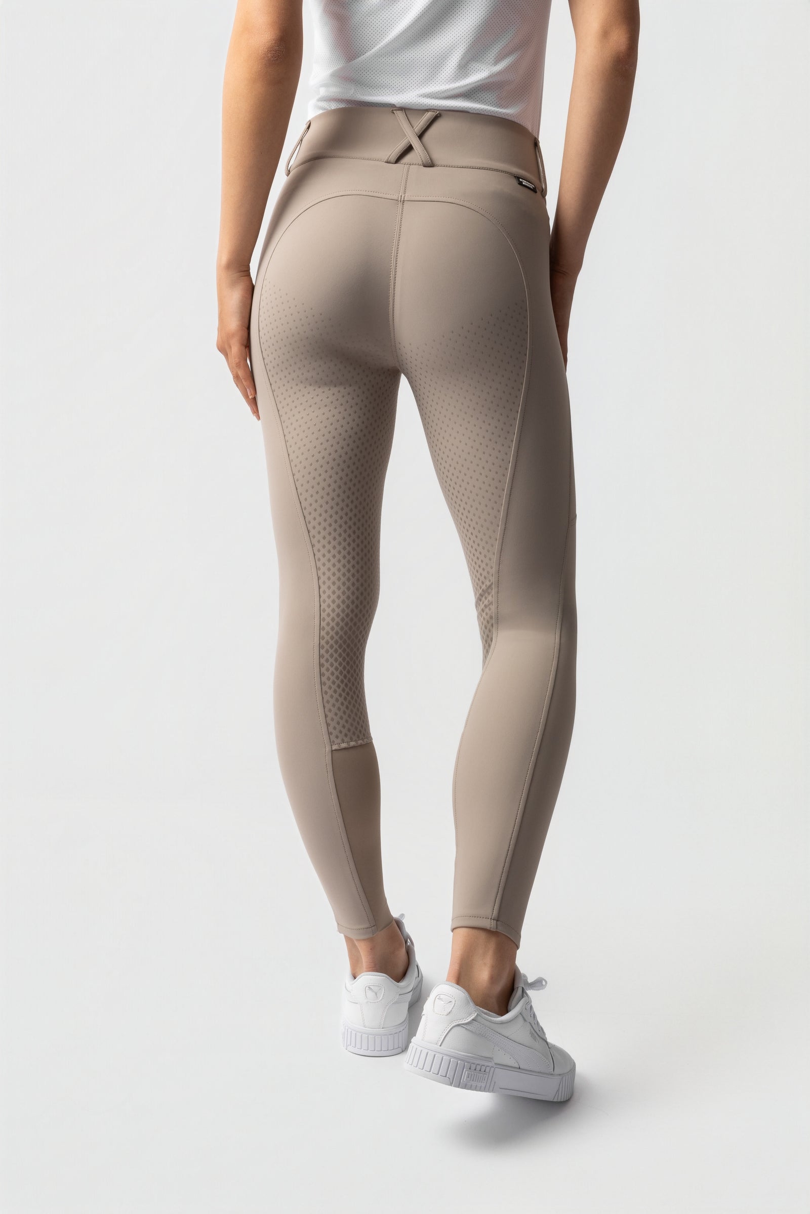 Horze Grand Prix Pro Damskie bryczesy z pełnym lejem UPF 50+ Womens Breeches